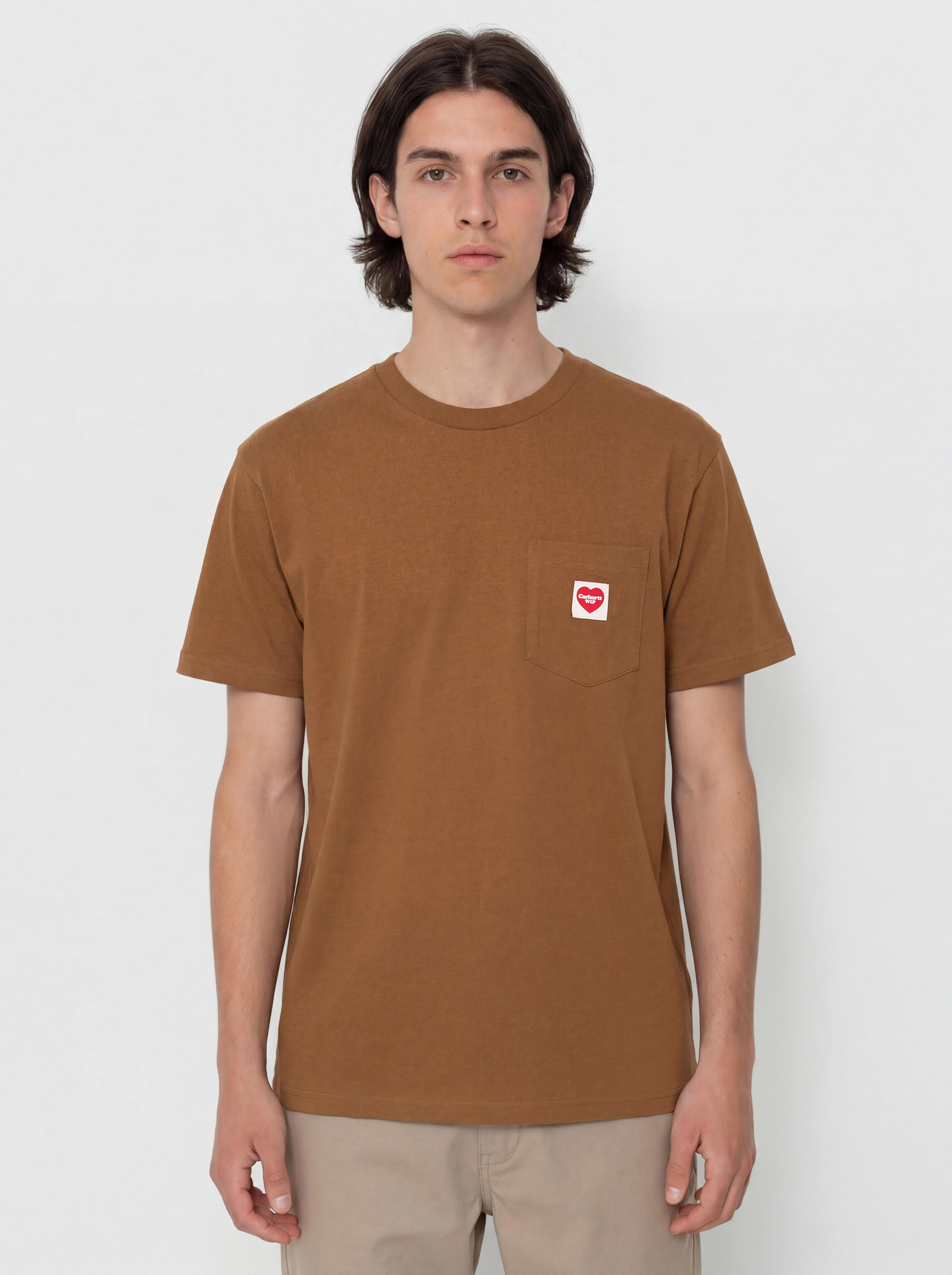 Футболка Carhartt WIP Pocket Heart (hamilton brown)