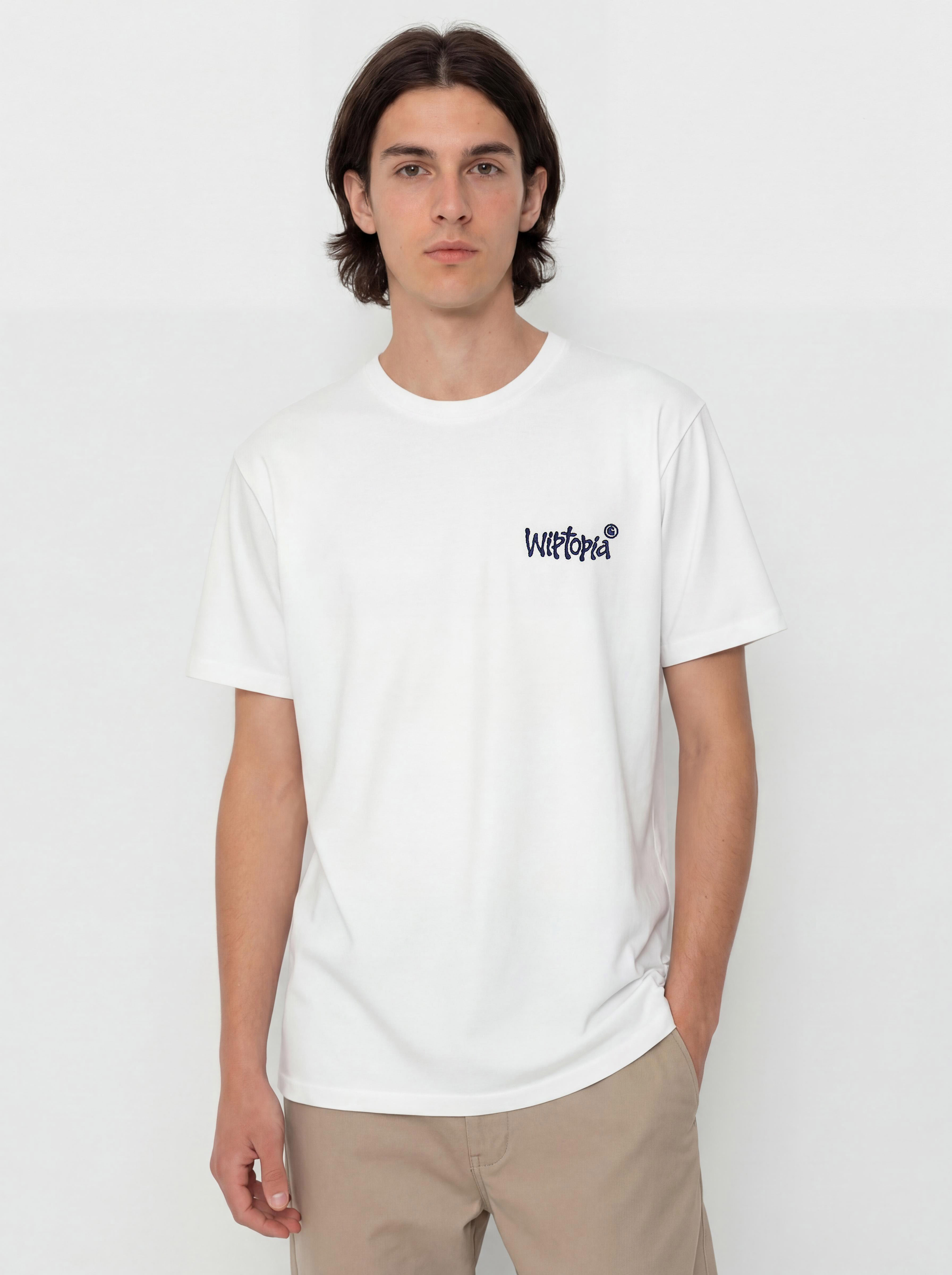 Футболка Carhartt WIP Wiptopia Script (white/blue)