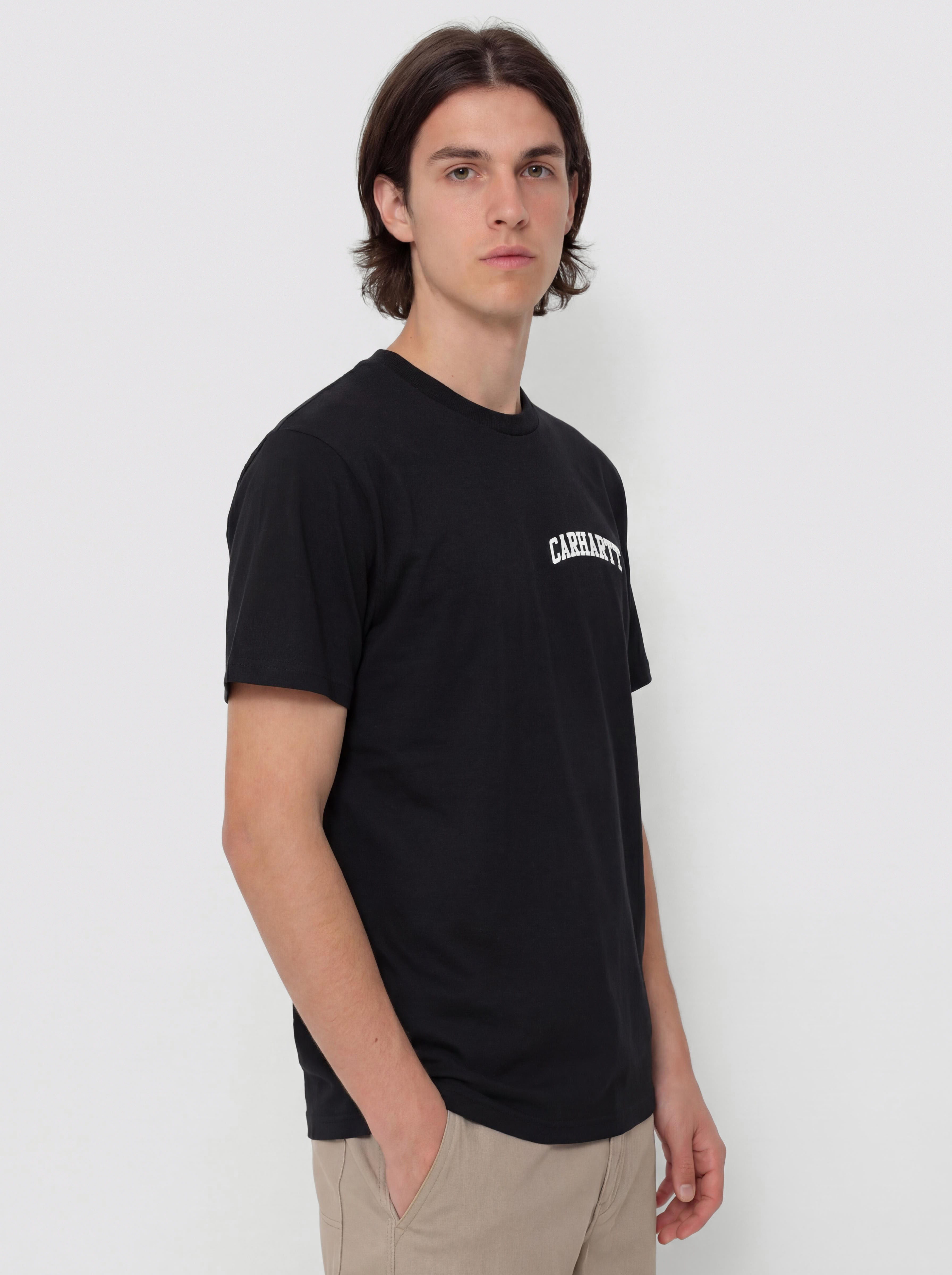 Футболка Carhartt WIP University Script (black/white)