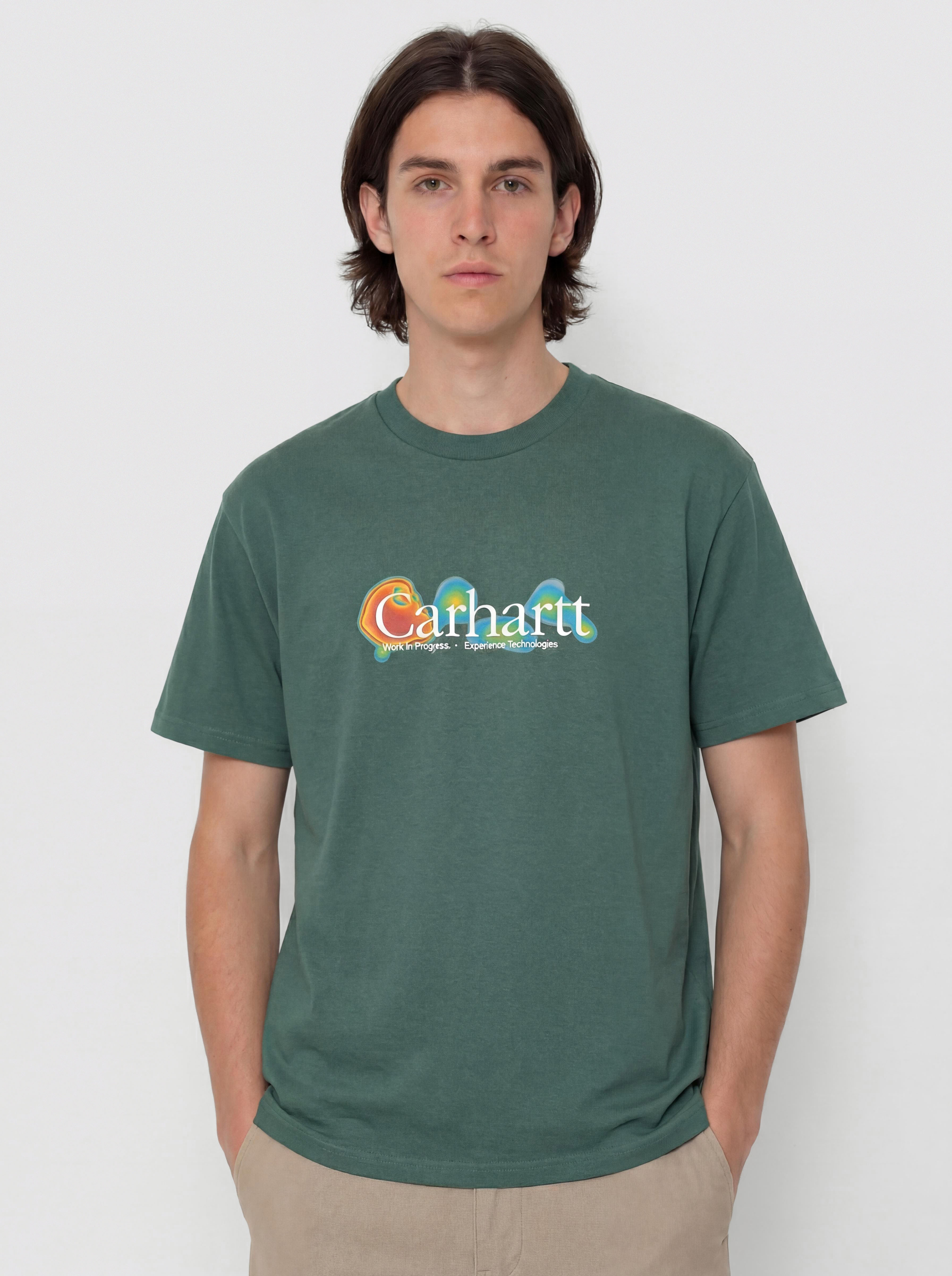 Футболка Carhartt WIP Experiential (silver pine)
