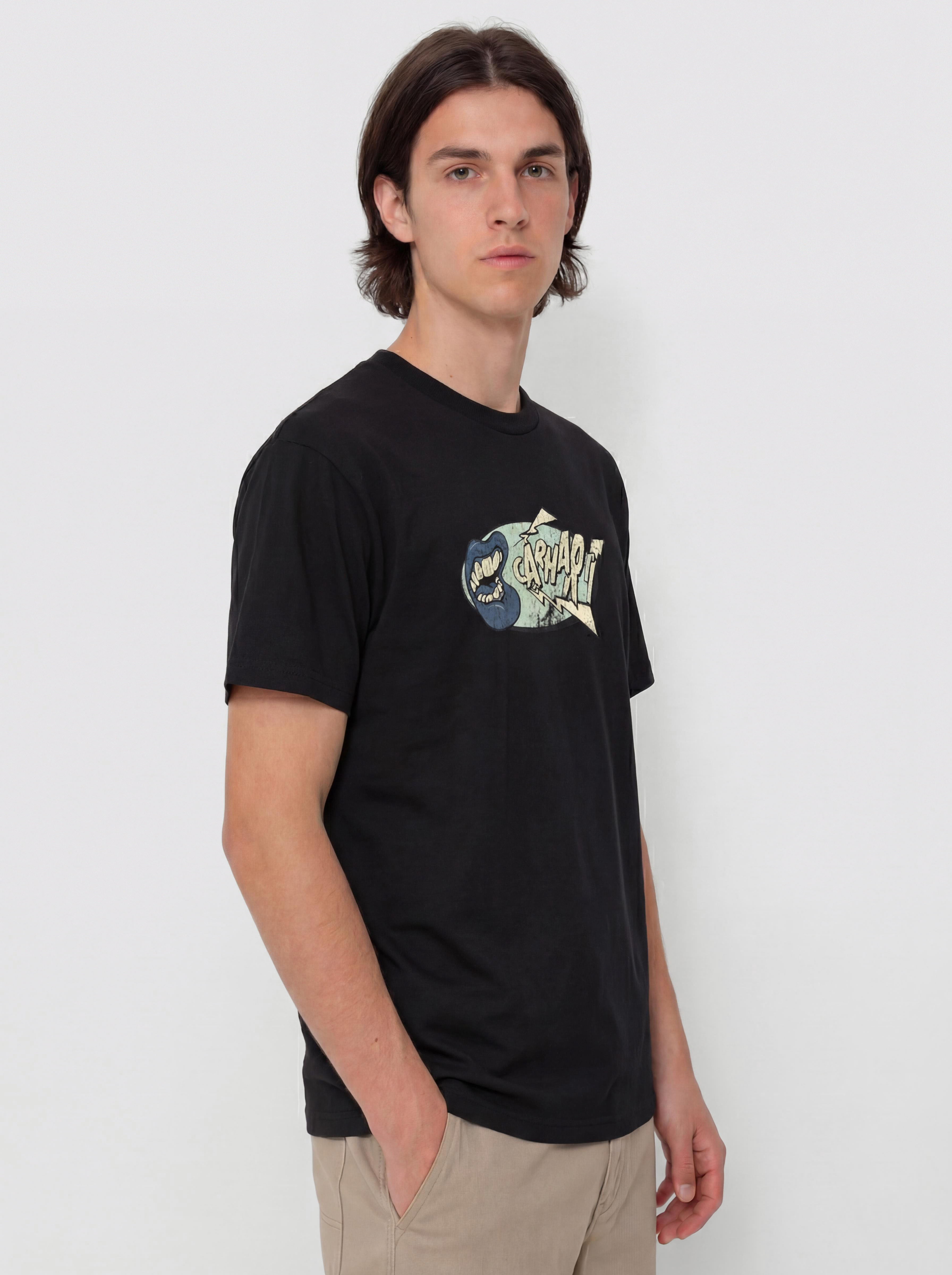 u0424u0443u0442u0431u043eu043bu043au0430 Carhartt WIP Louder (black/heavy enzyme wash)