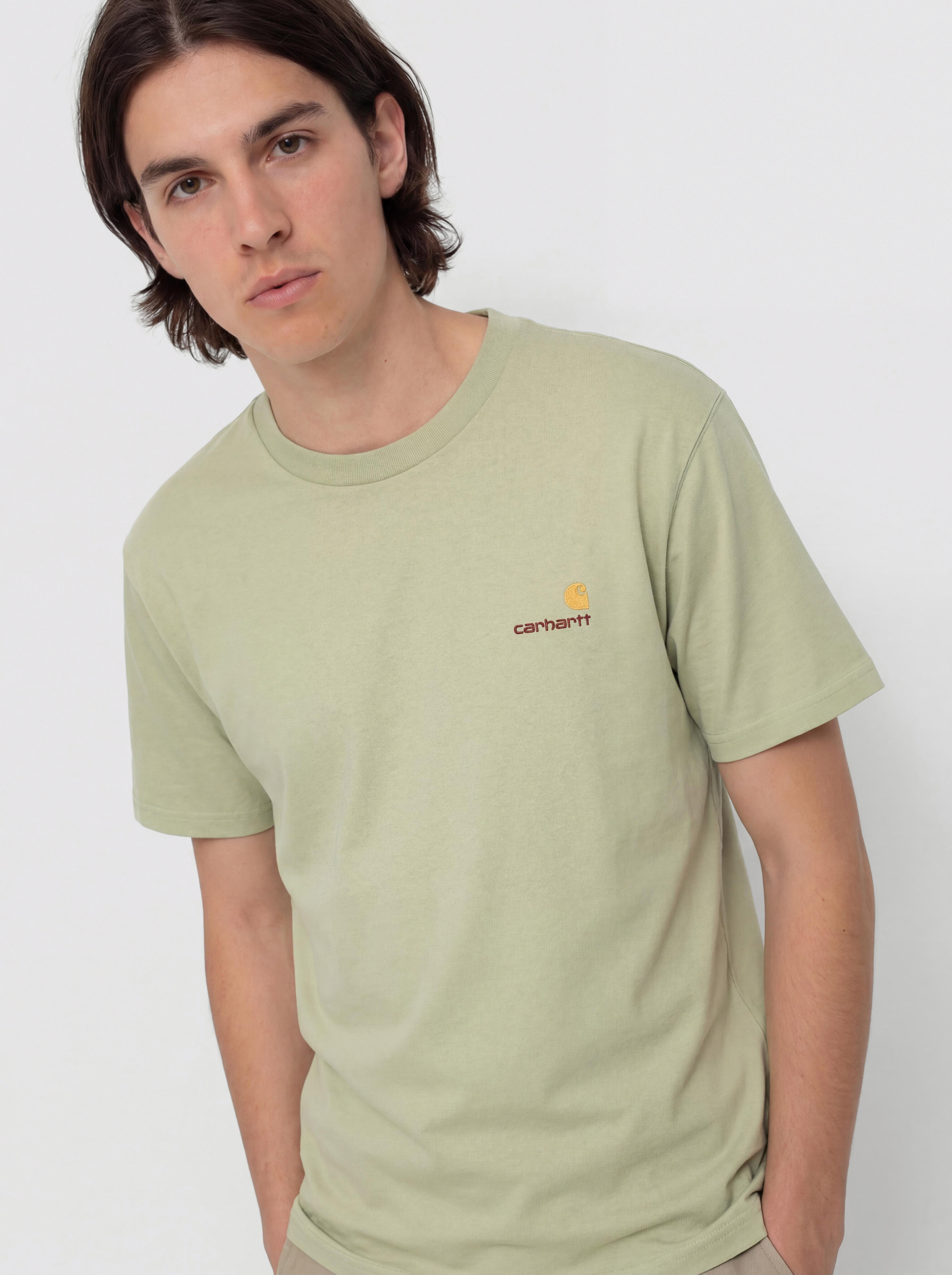 Футболка Carhartt WIP American Script (pale olive)