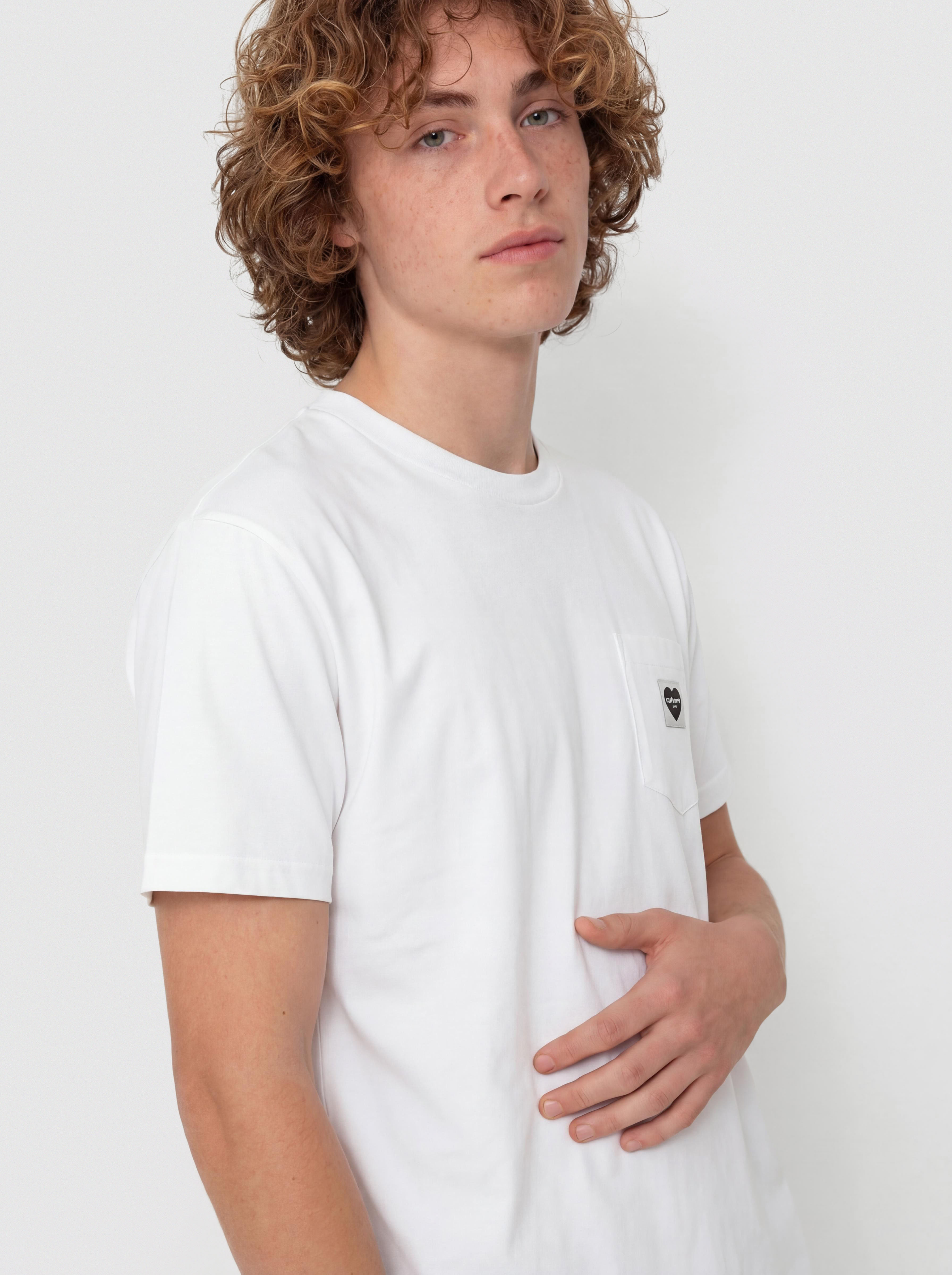 Футболка Carhartt WIP Pocket Heart (white/black)