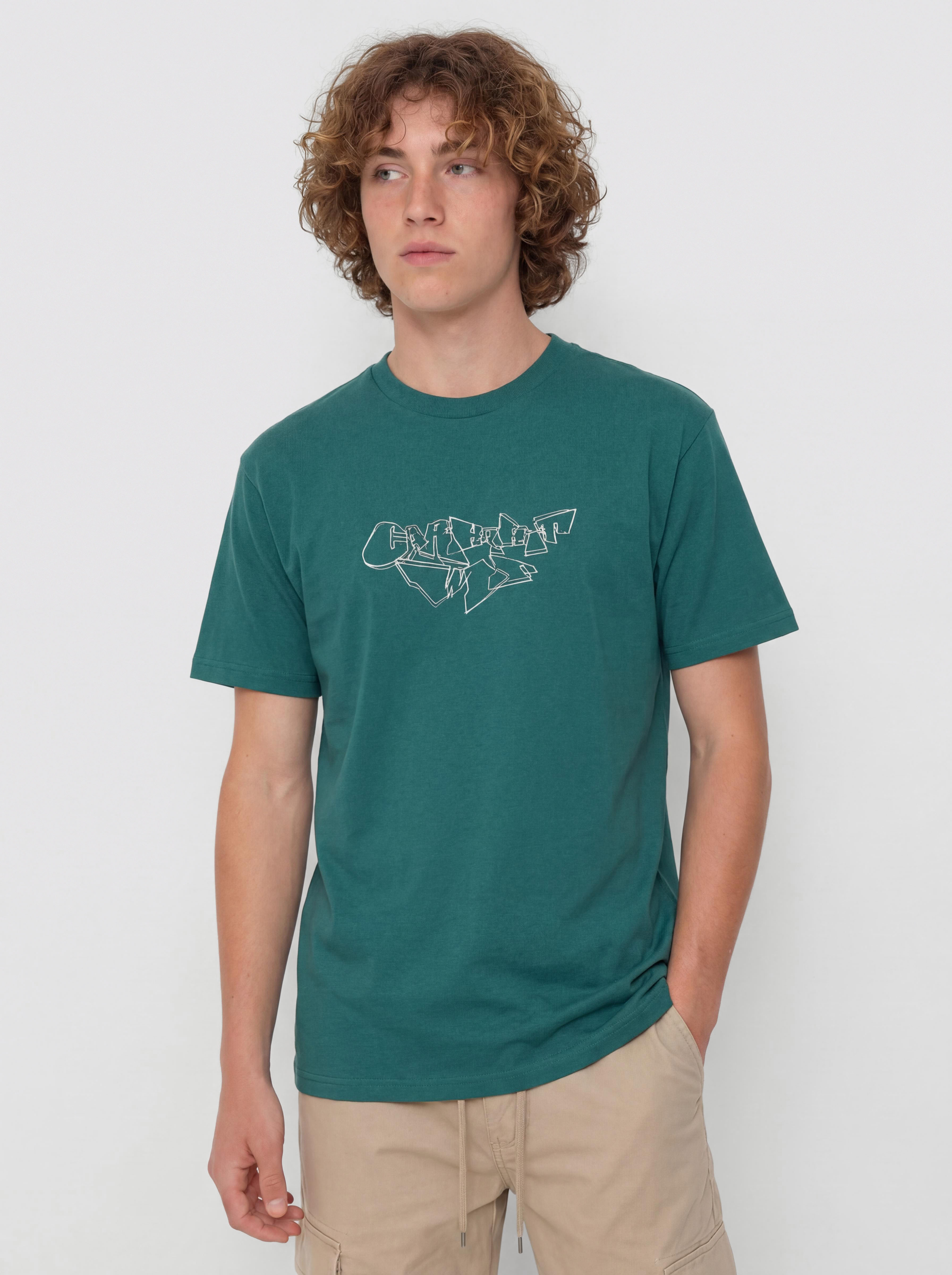 Футболка Carhartt WIP Screwed Up Script (rainforest)