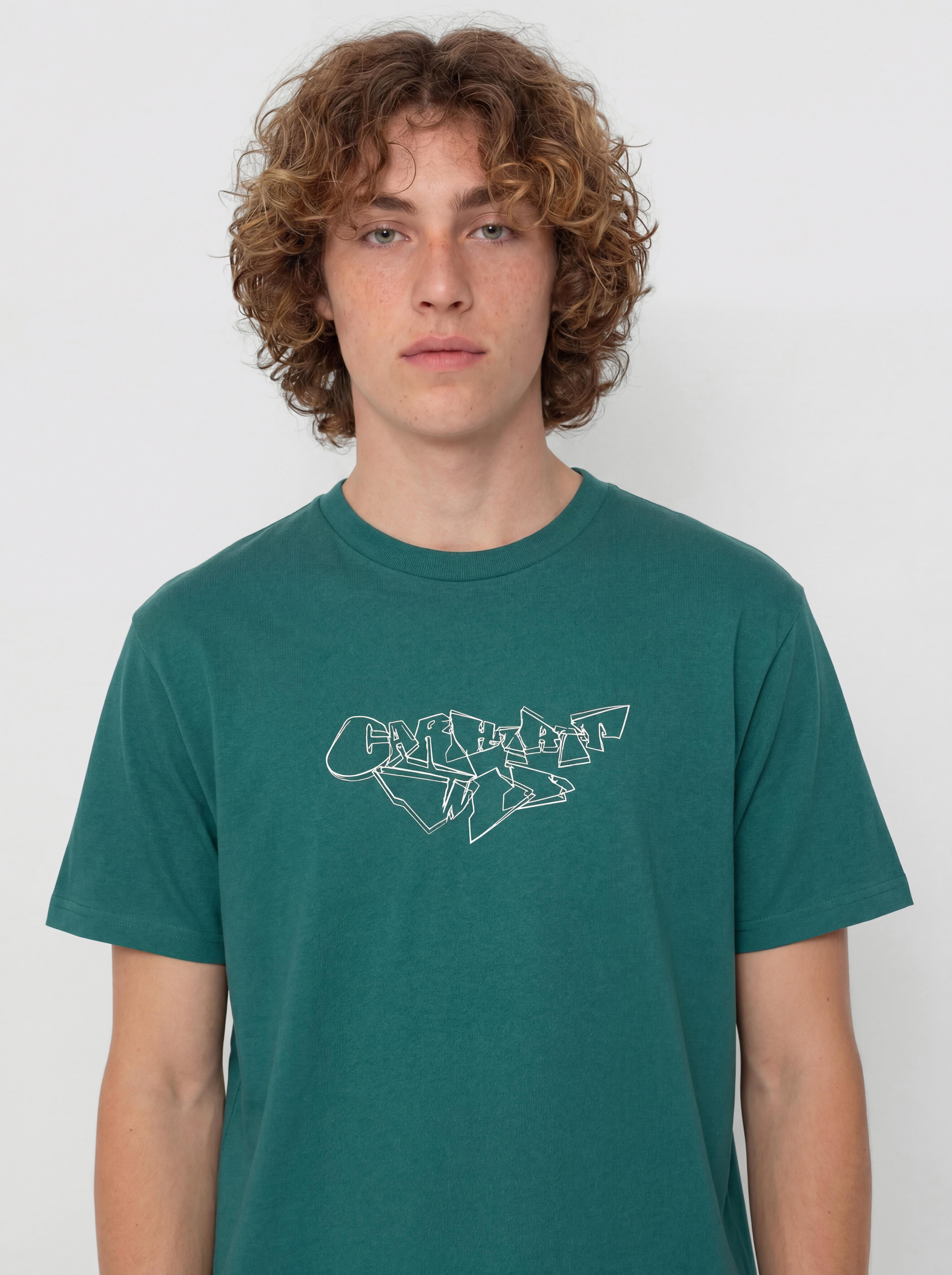 Футболка Carhartt WIP Screwed Up Script (rainforest)