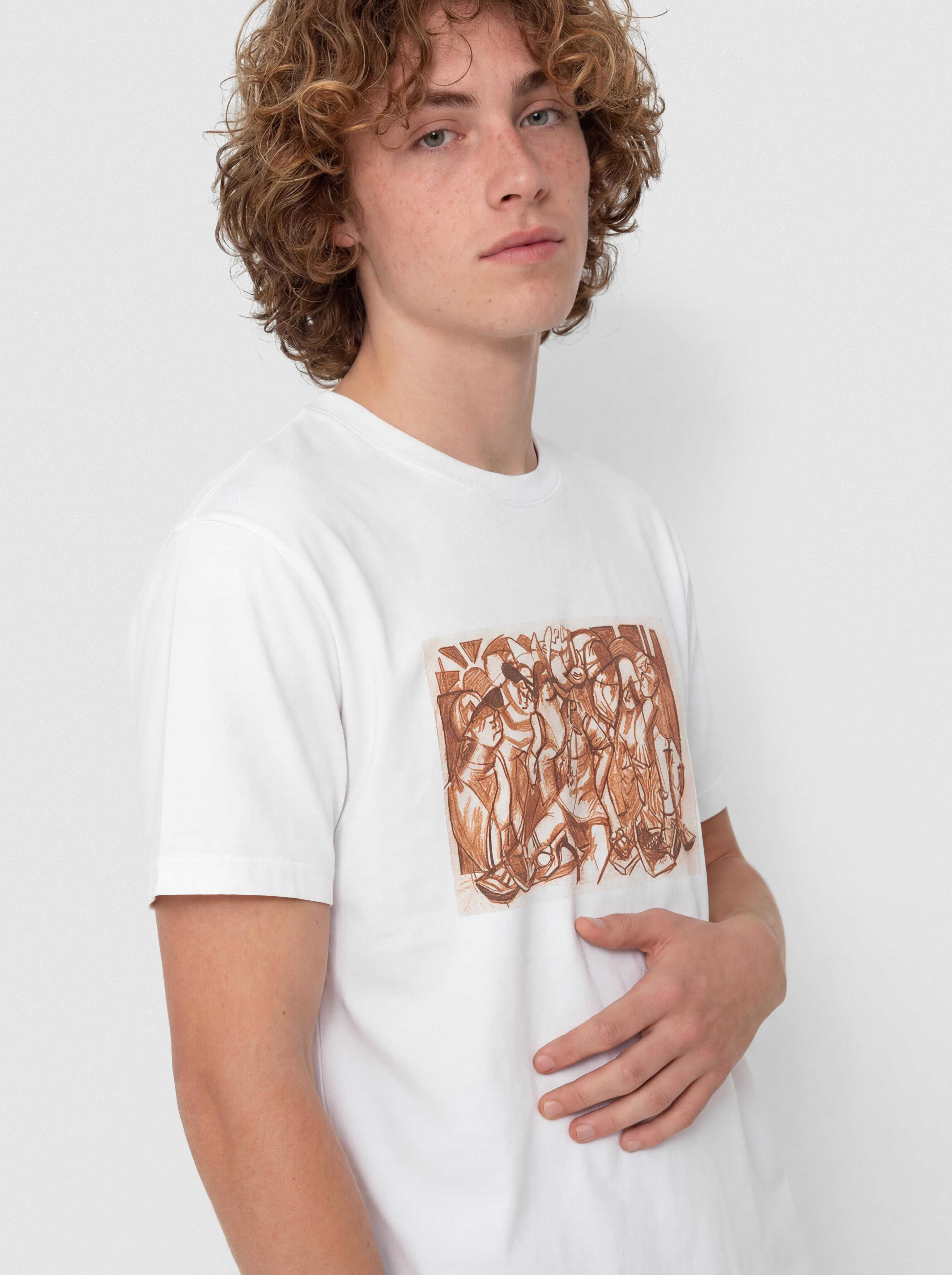 Футболка Carhartt WIP Cai Arfon Bellis (white)