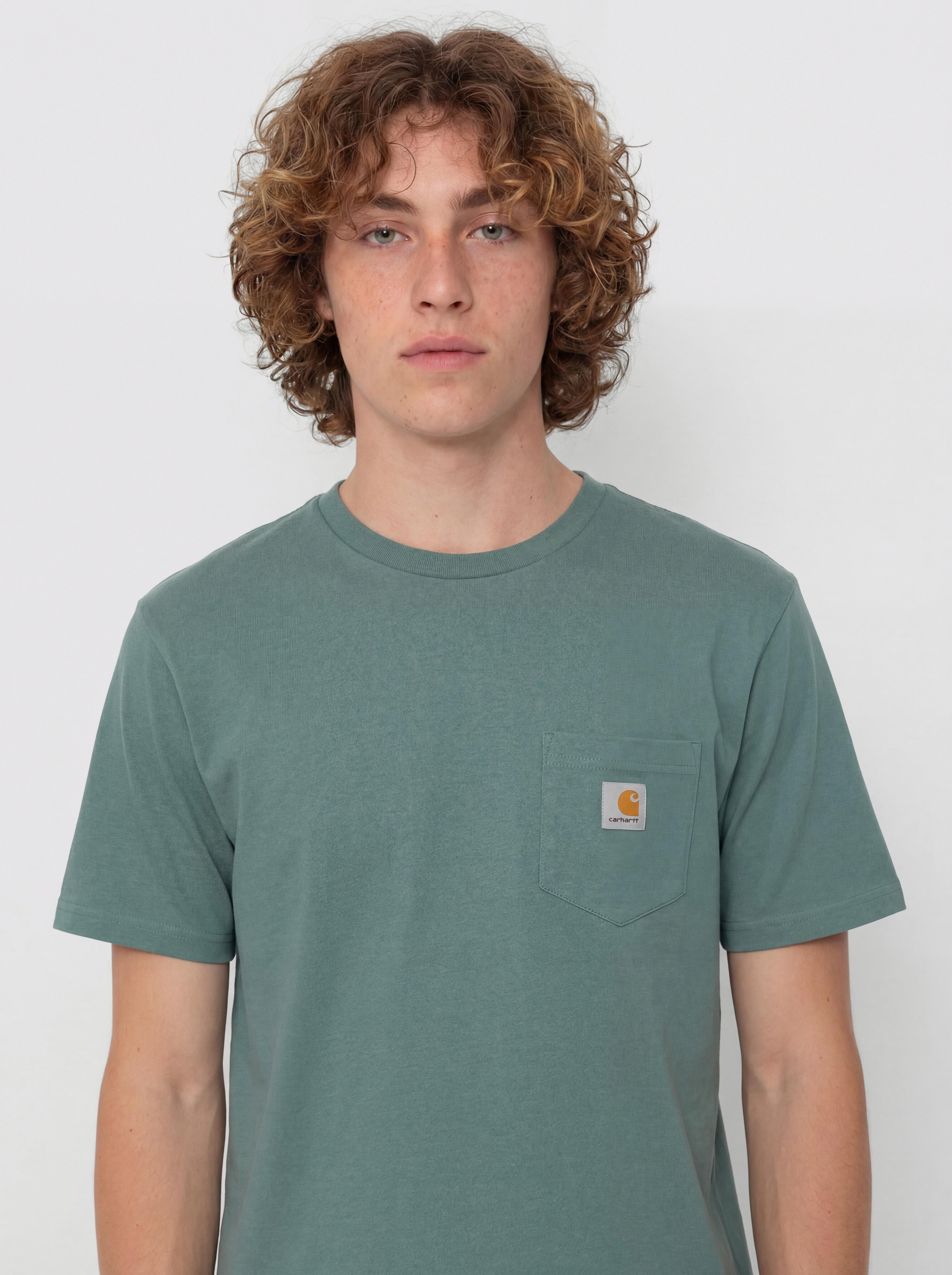 Футболка Carhartt WIP Pocket (silver pine)
