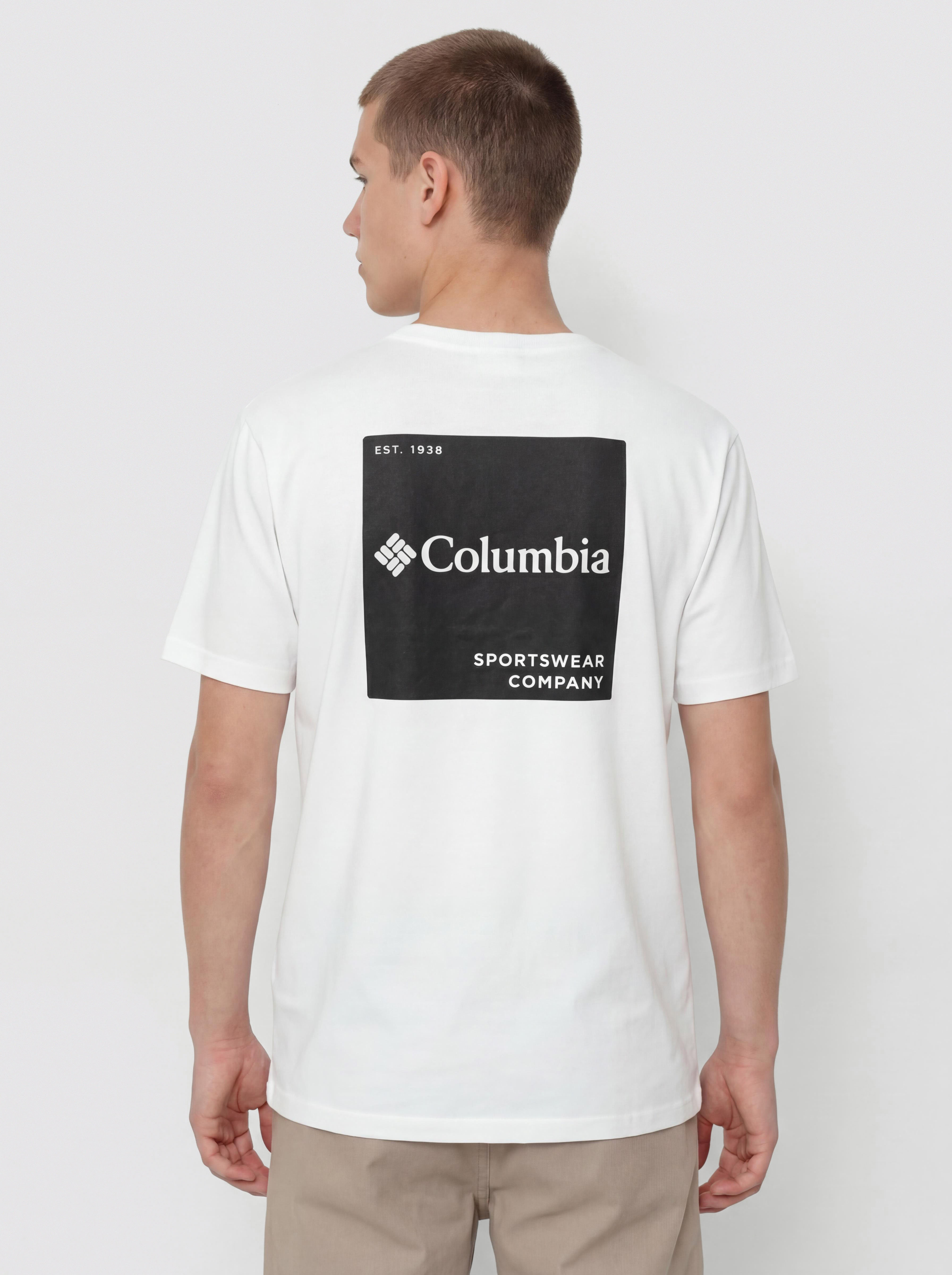 Футболка Columbia CSC Logo Back (white/boxy brand)