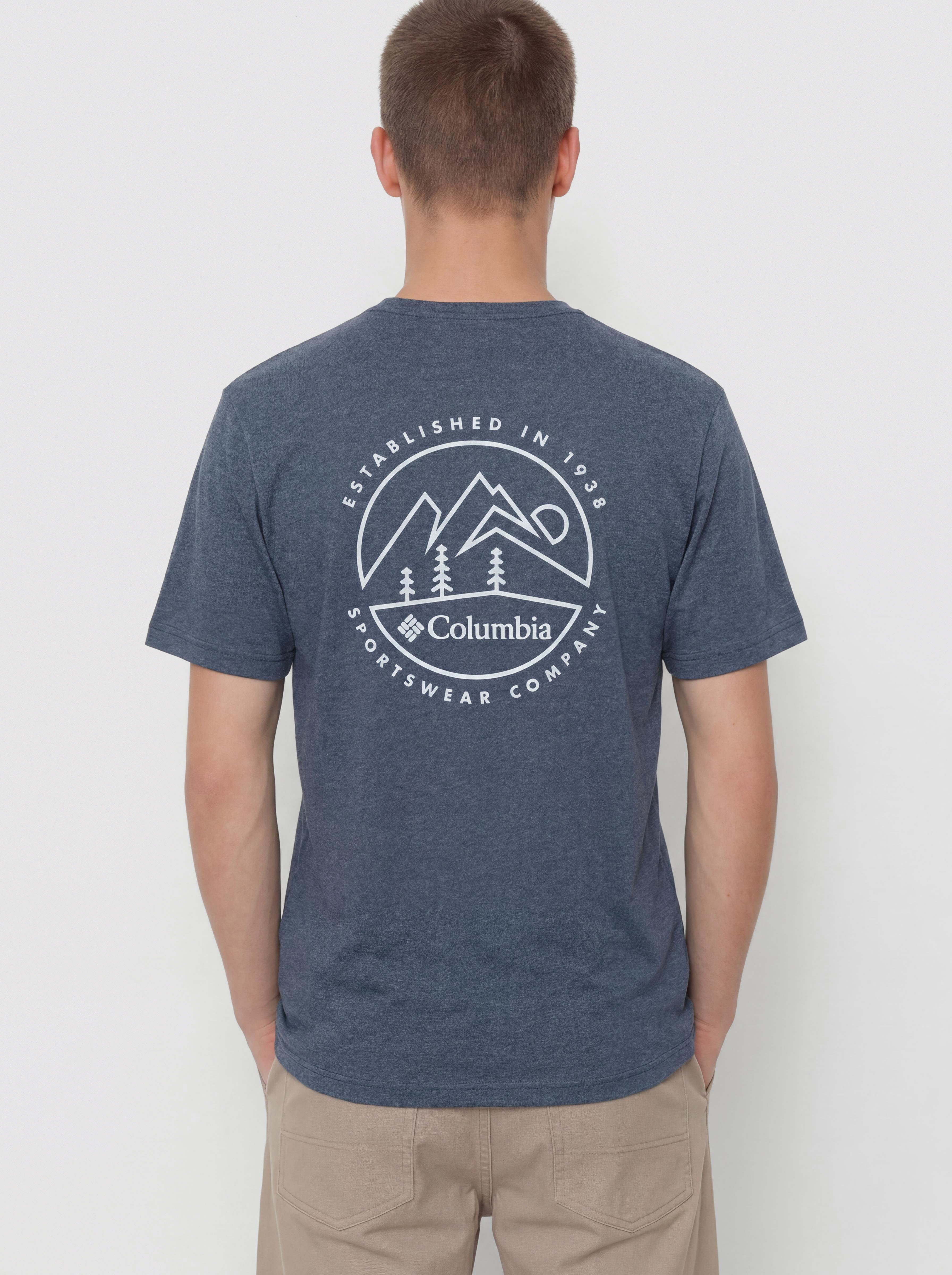 Футболка Columbia Parsons Point SS Back Graphic (collegiate navy)