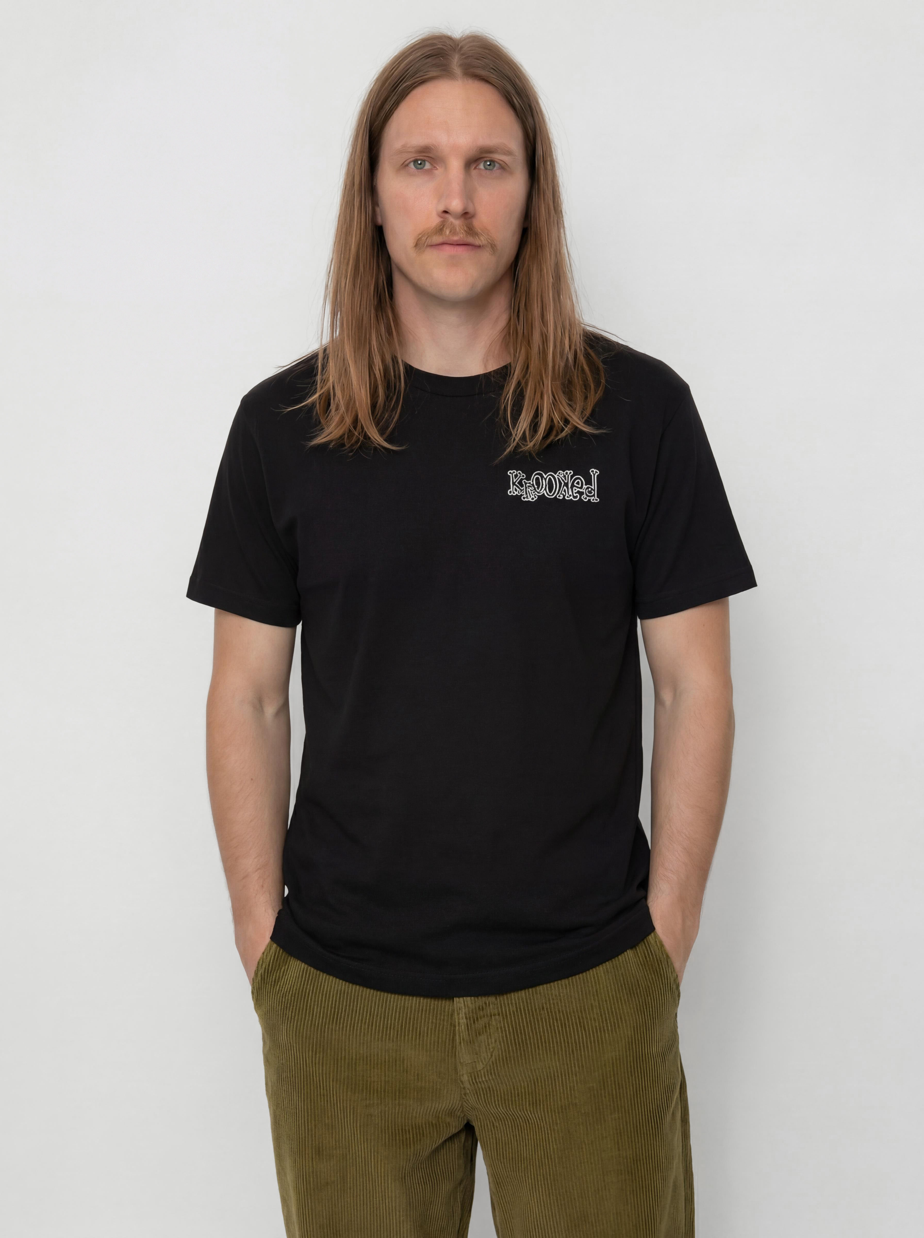 Футболка Krooked No Monsters (black)