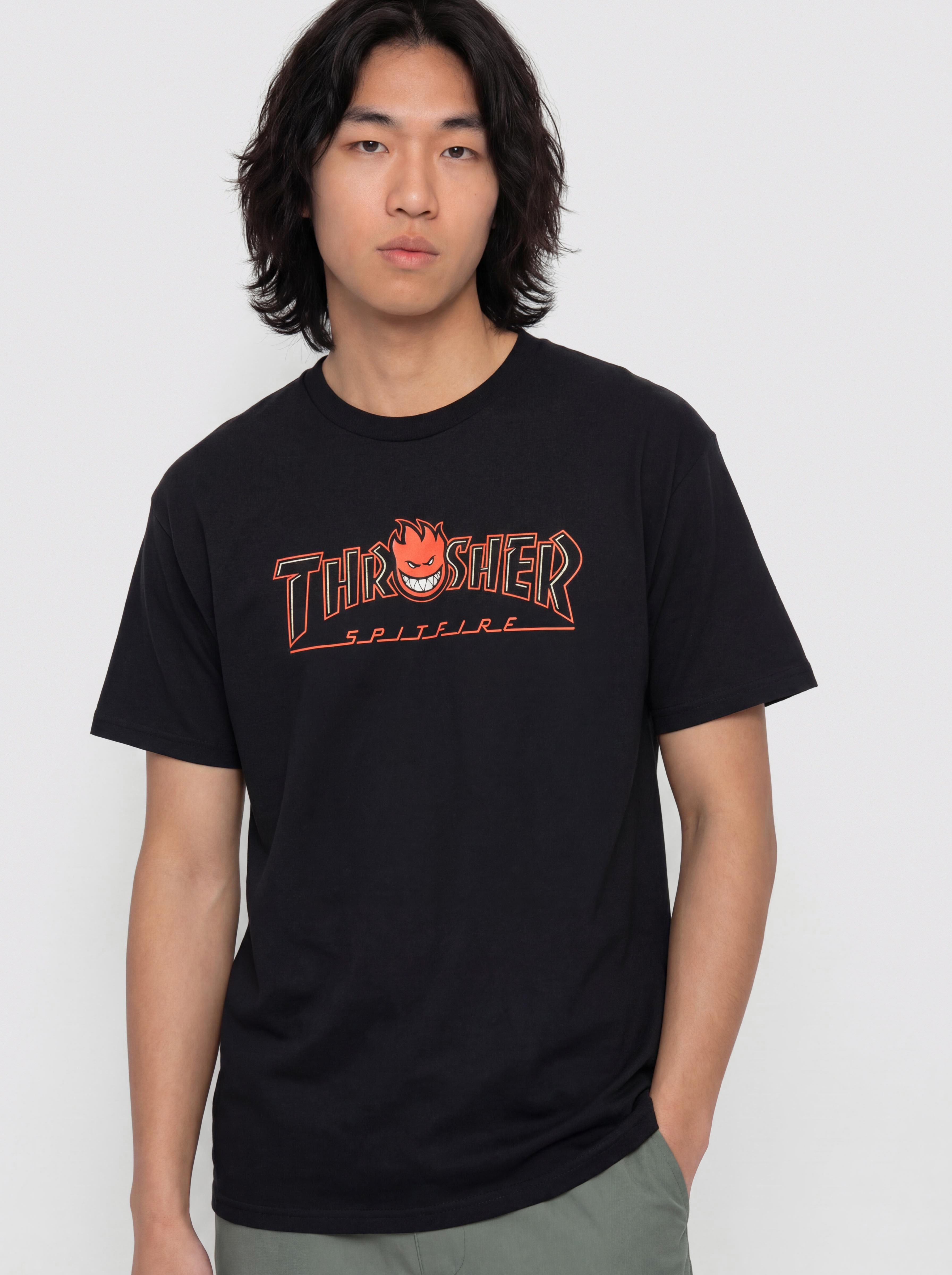 u0424u0443u0442u0431u043eu043bu043au0430 Thrasher x Spitfire Big Head Outline (black)