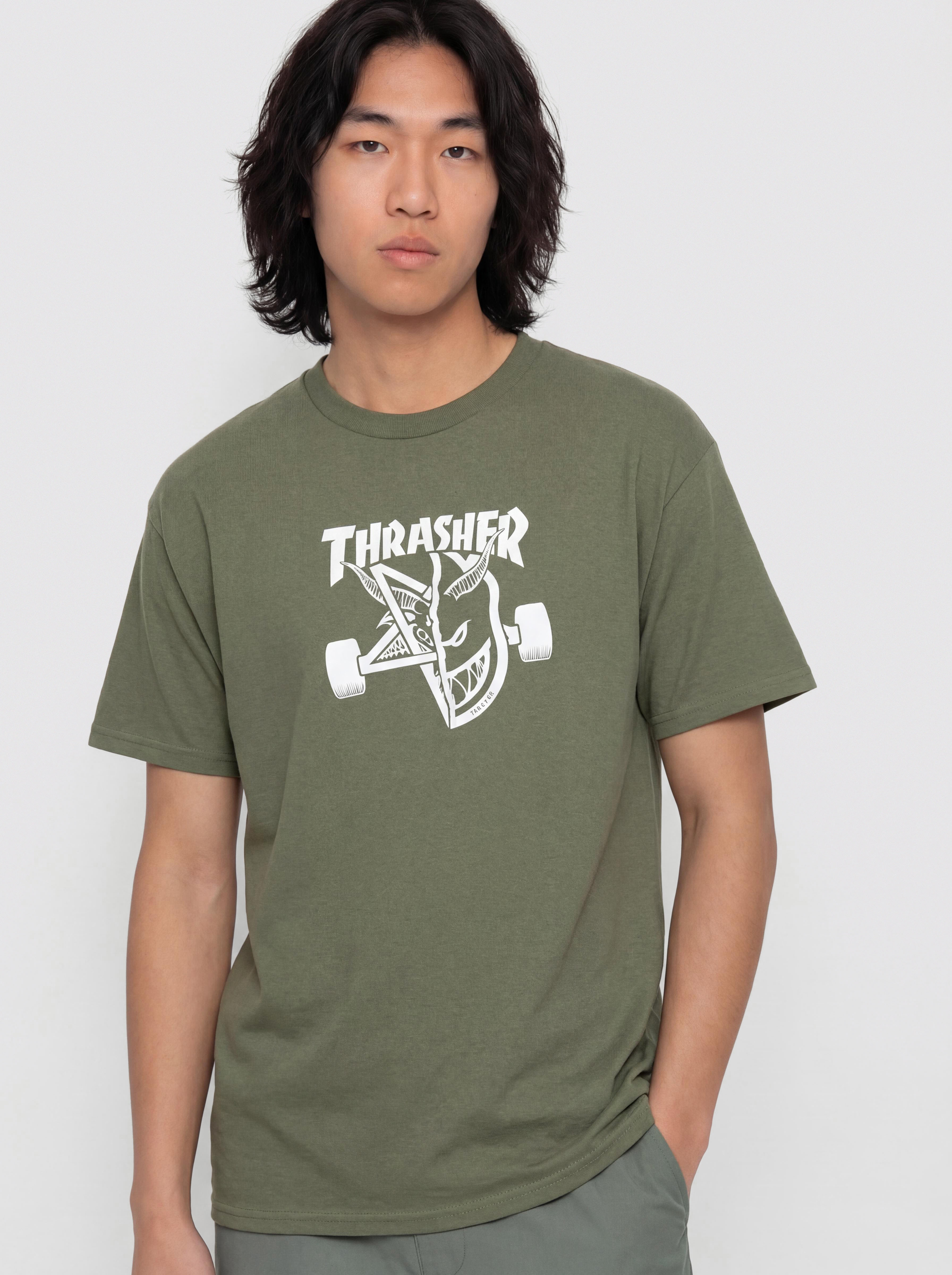 u0424u0443u0442u0431u043eu043bu043au0430 Thrasher x Spitfire Thrash & Burn (military green)