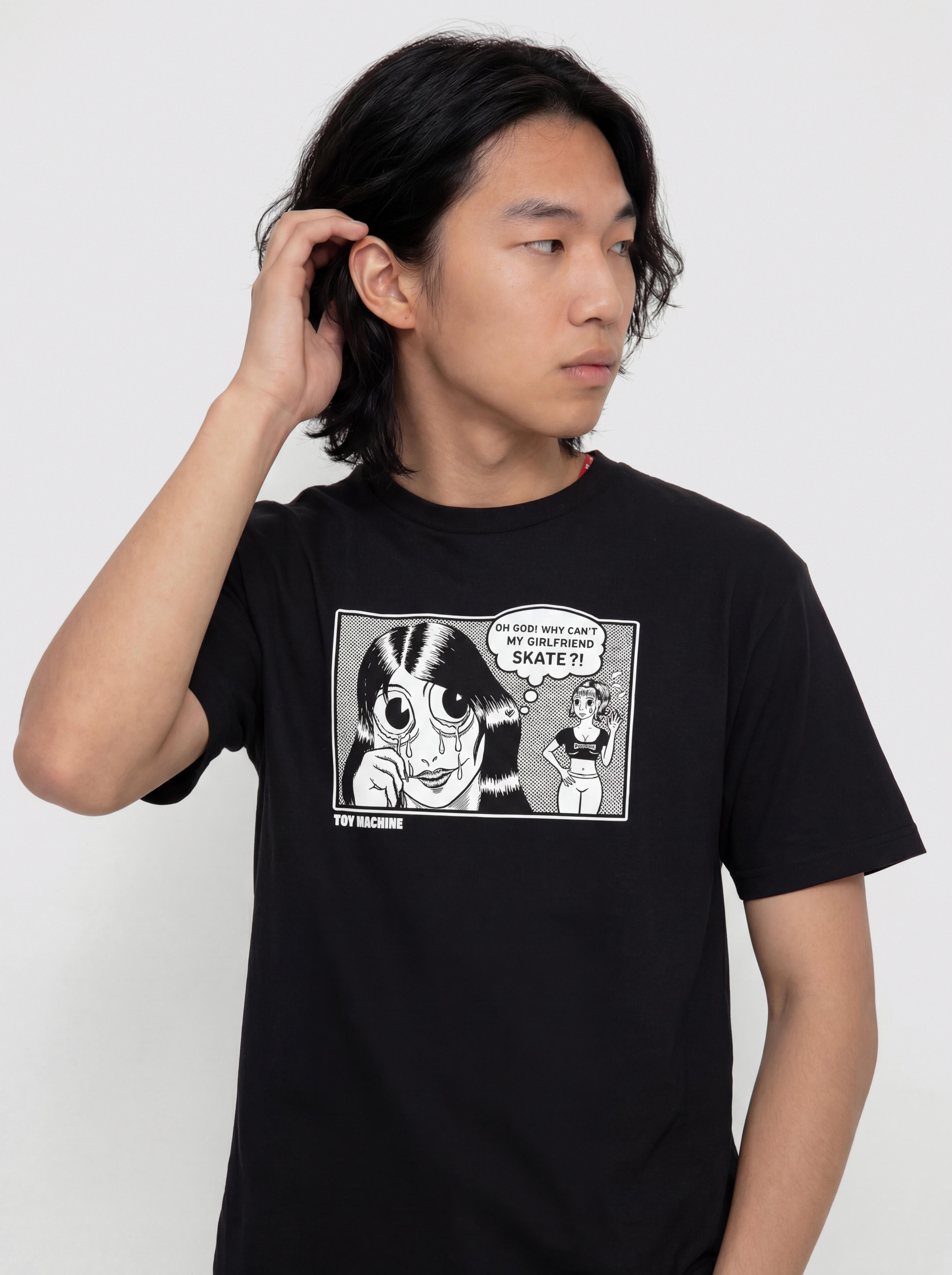 Футболка Thrasher X Toy Machine Girlfriend (black)