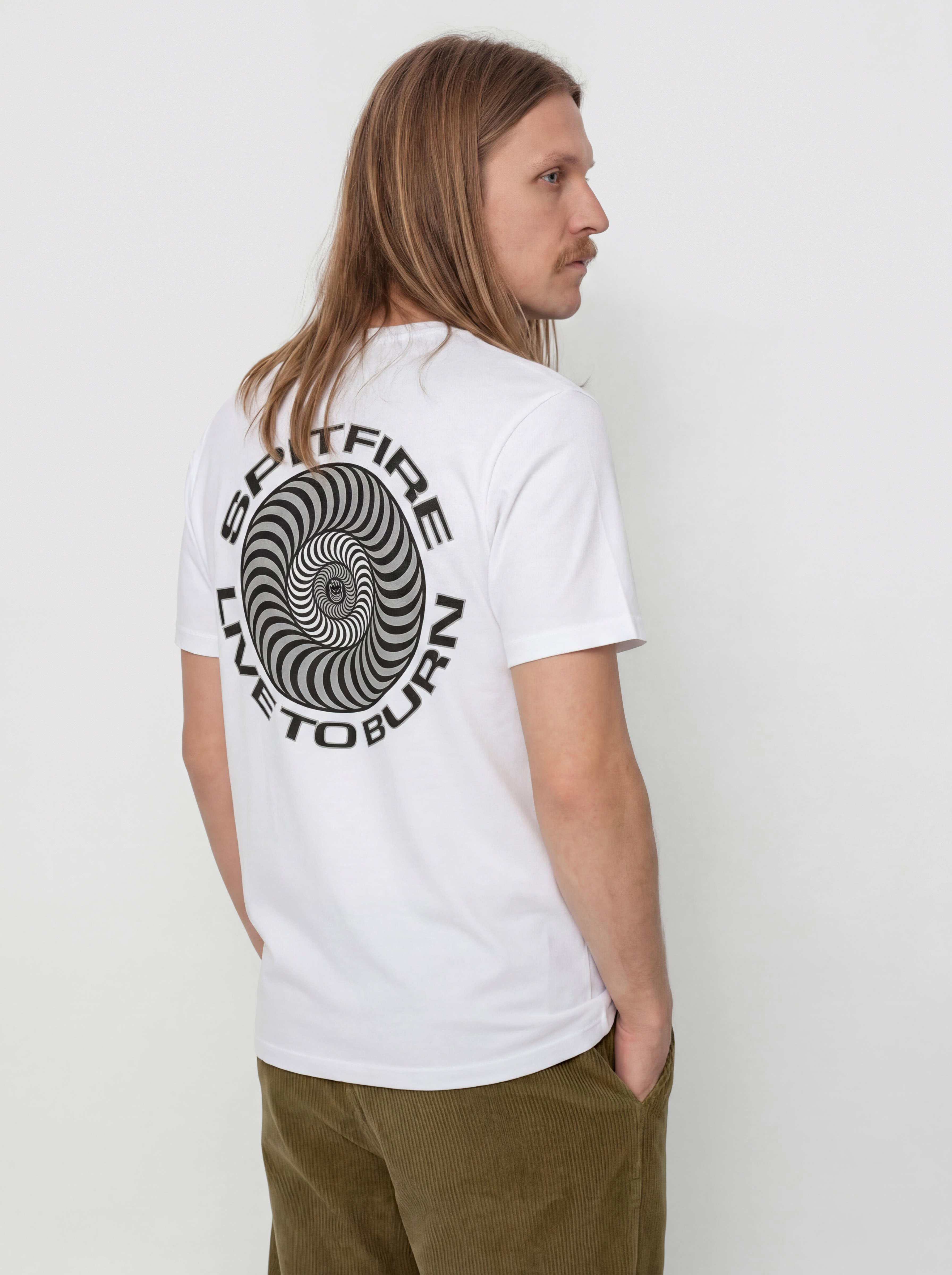 Футболка Spitfire Live To Burn Classic (white)