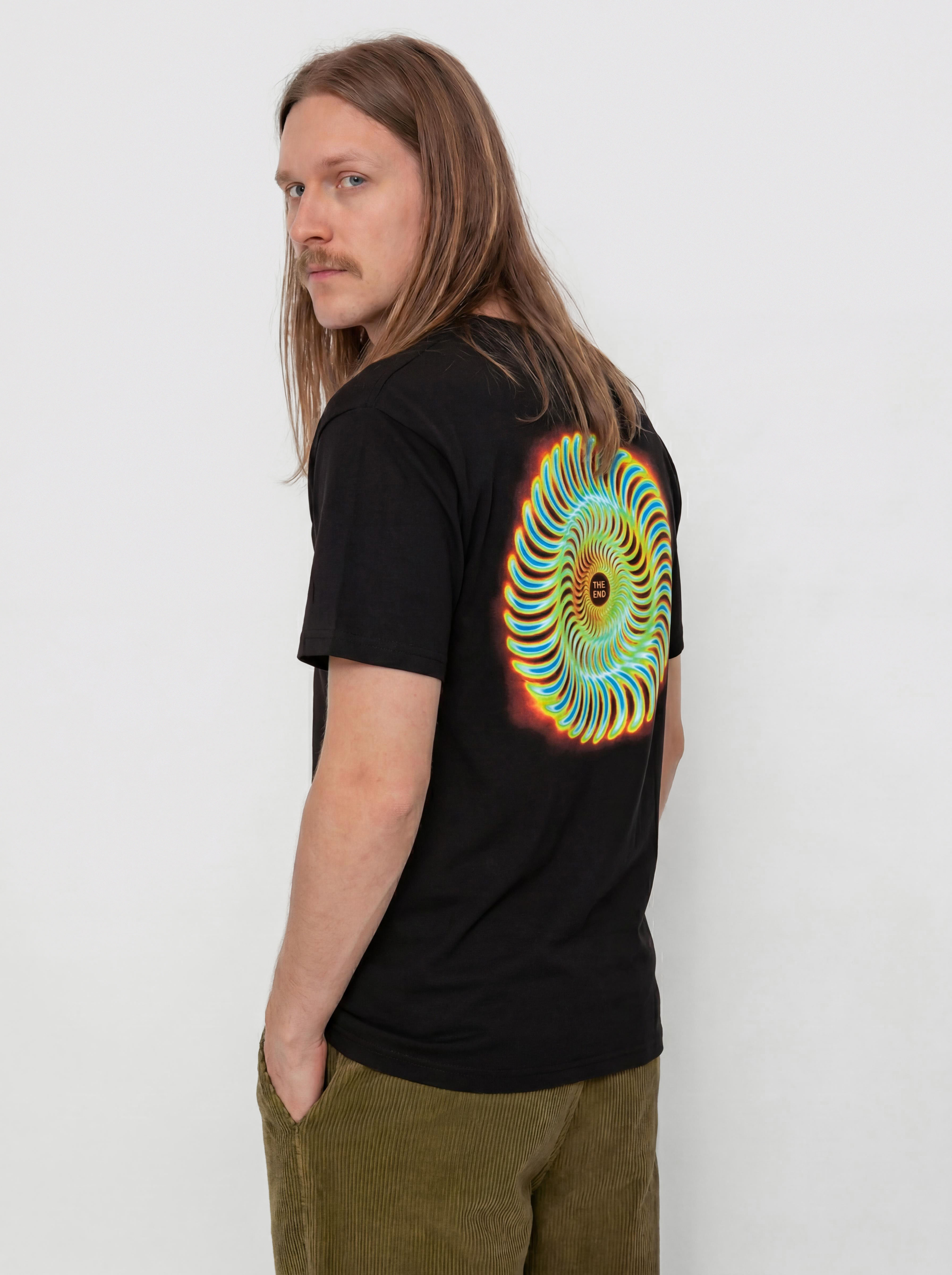 Футболка Spitfire Radioactive Classic Swirl (black)