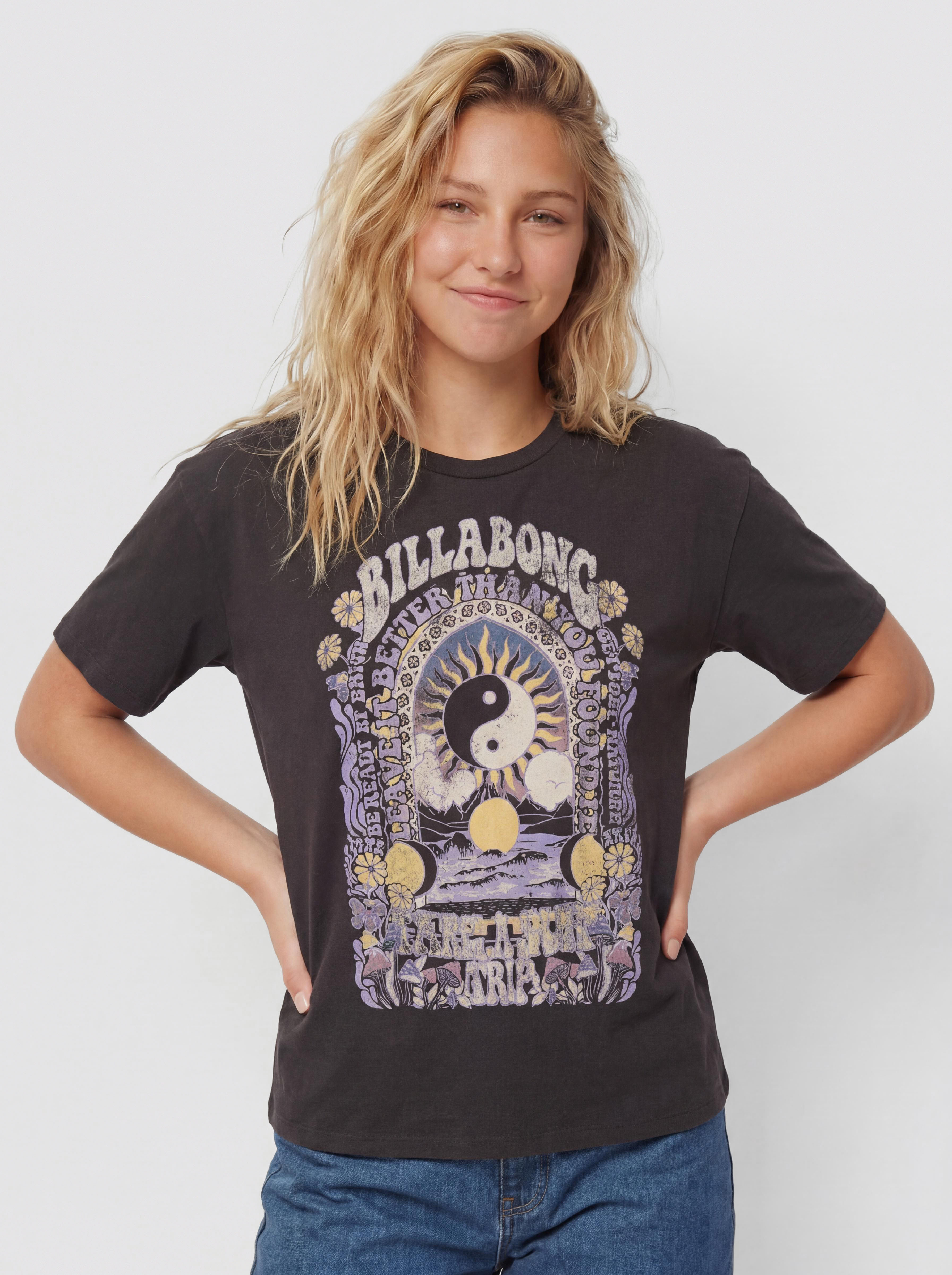 Футболка Billabong Surf Trip Wmn (off black)
