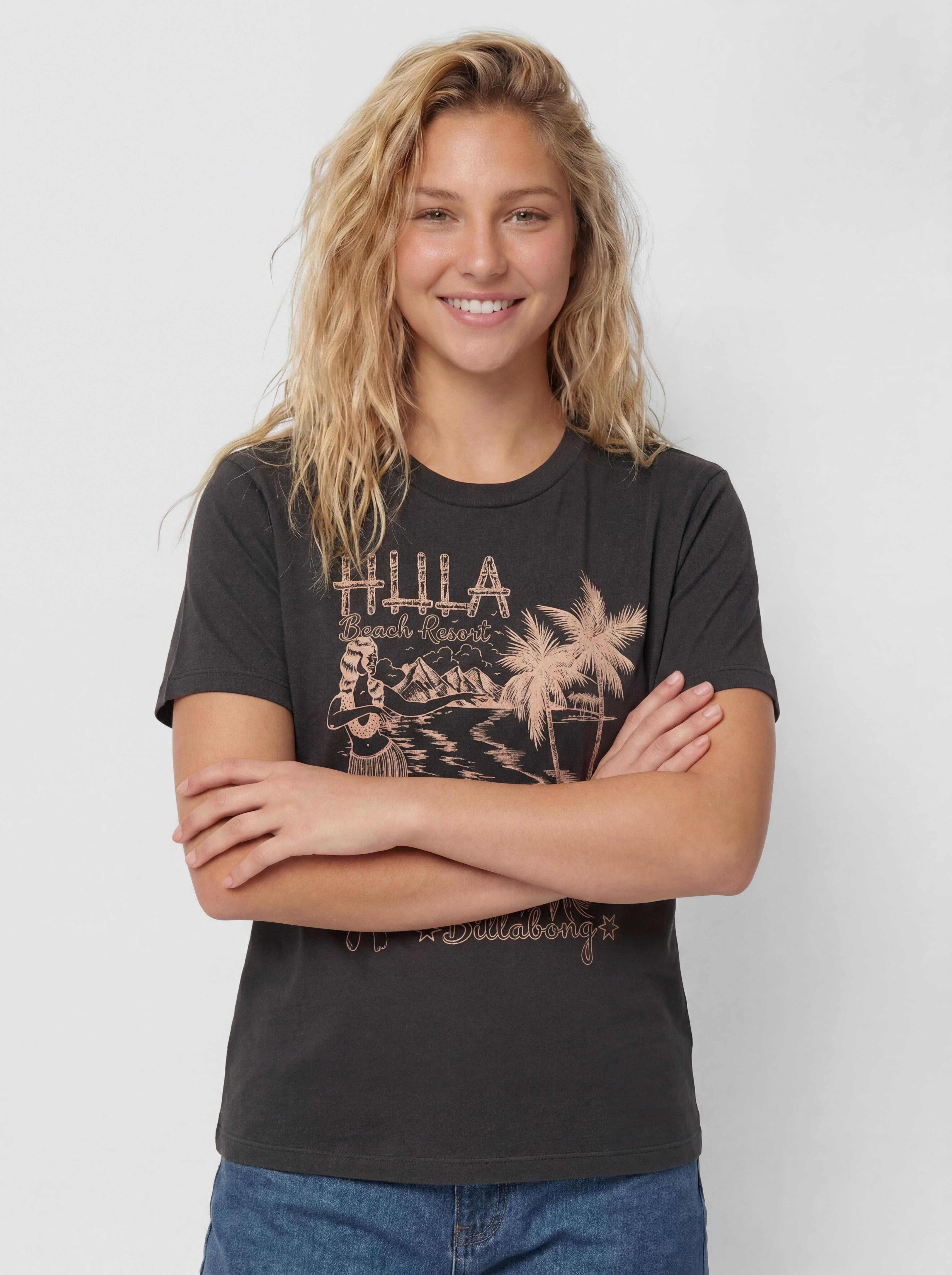 Футболка Billabong Vacay Wonder Wmn (off black)