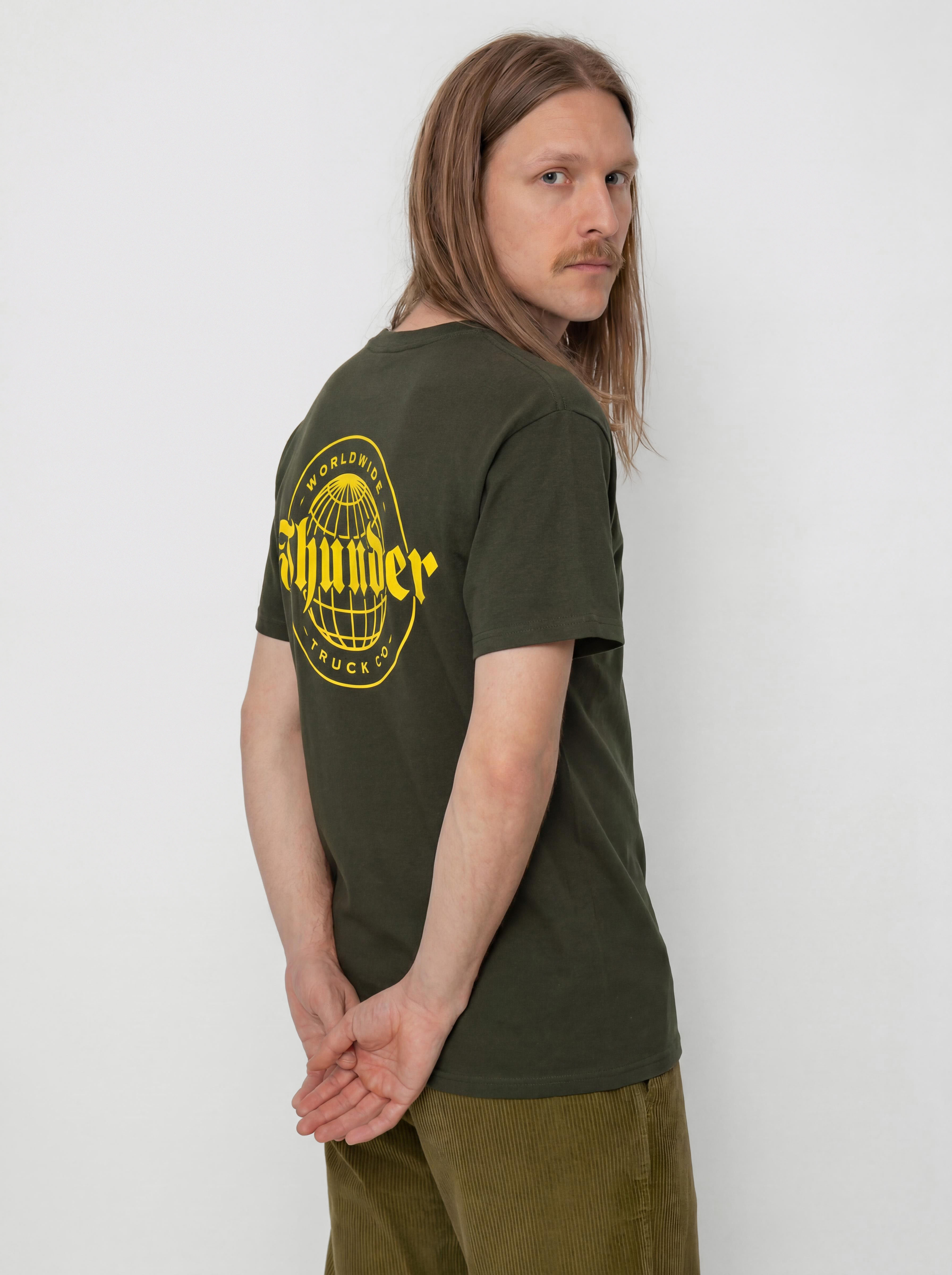 Футболка Thunder Worldwide Dbl (forest green/gold)