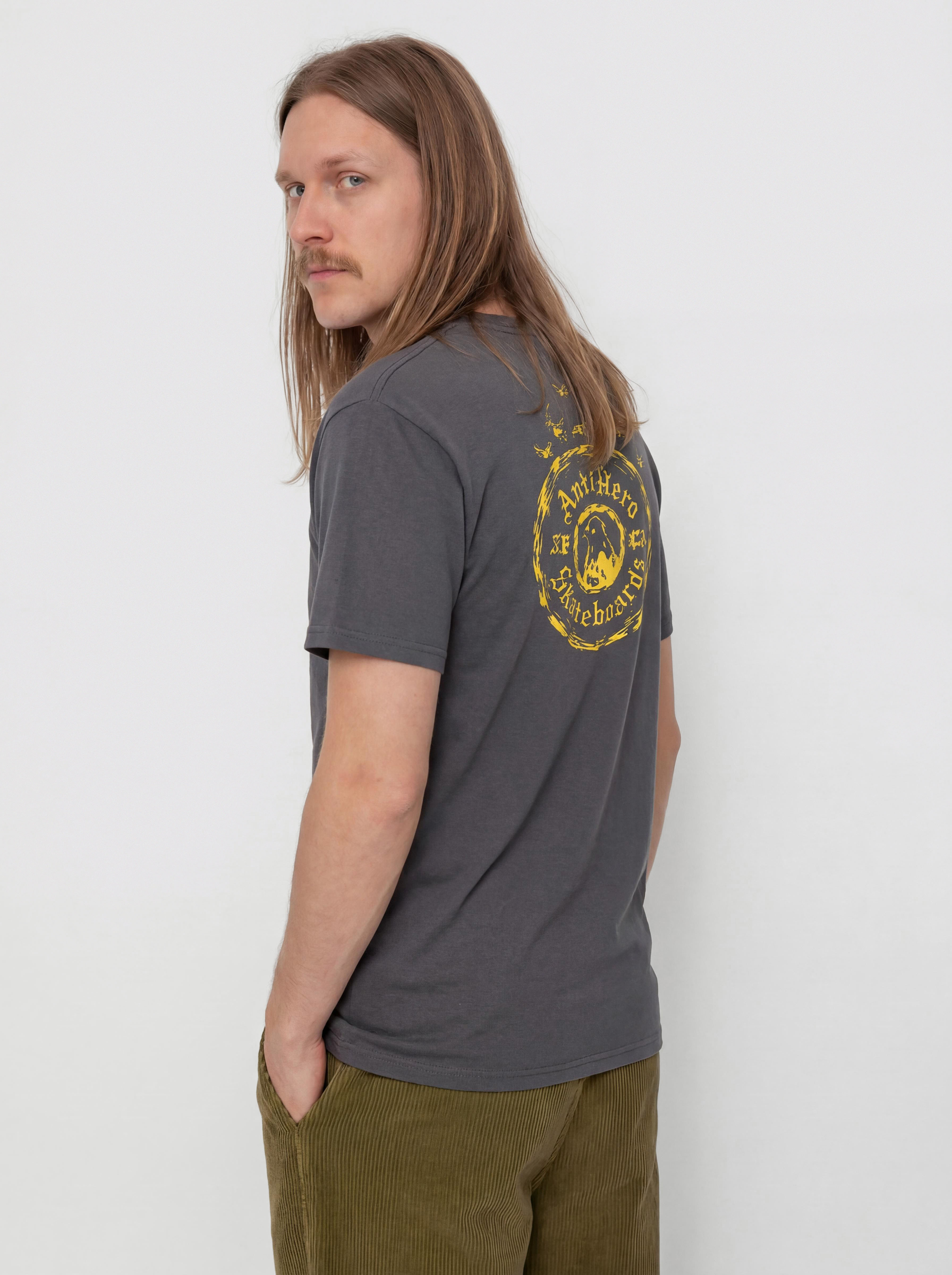 Футболка Antihero Pigeon Motion (charcoal grey)