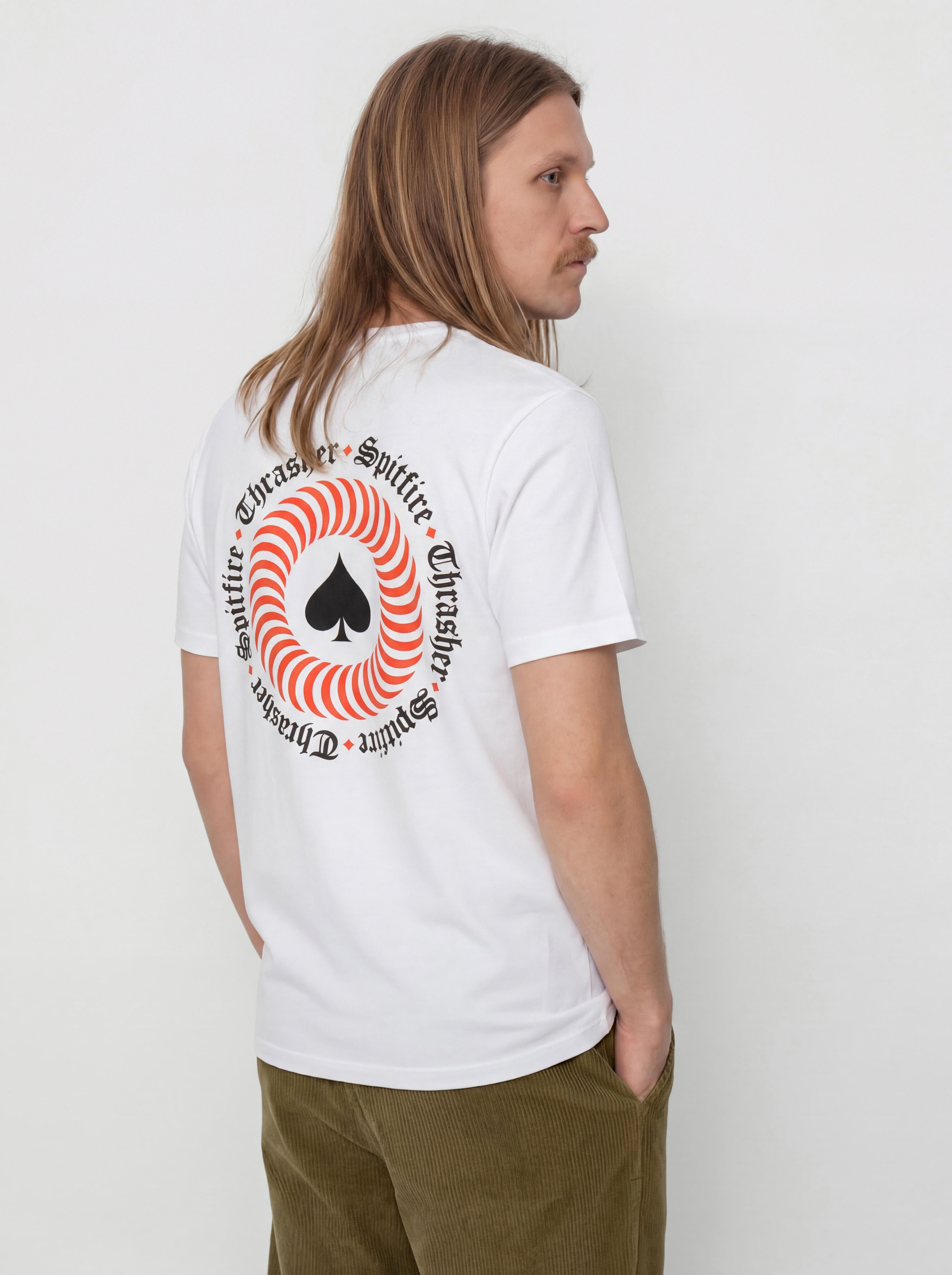 Футболка Thrasher x Spitfire The End Oath (white)