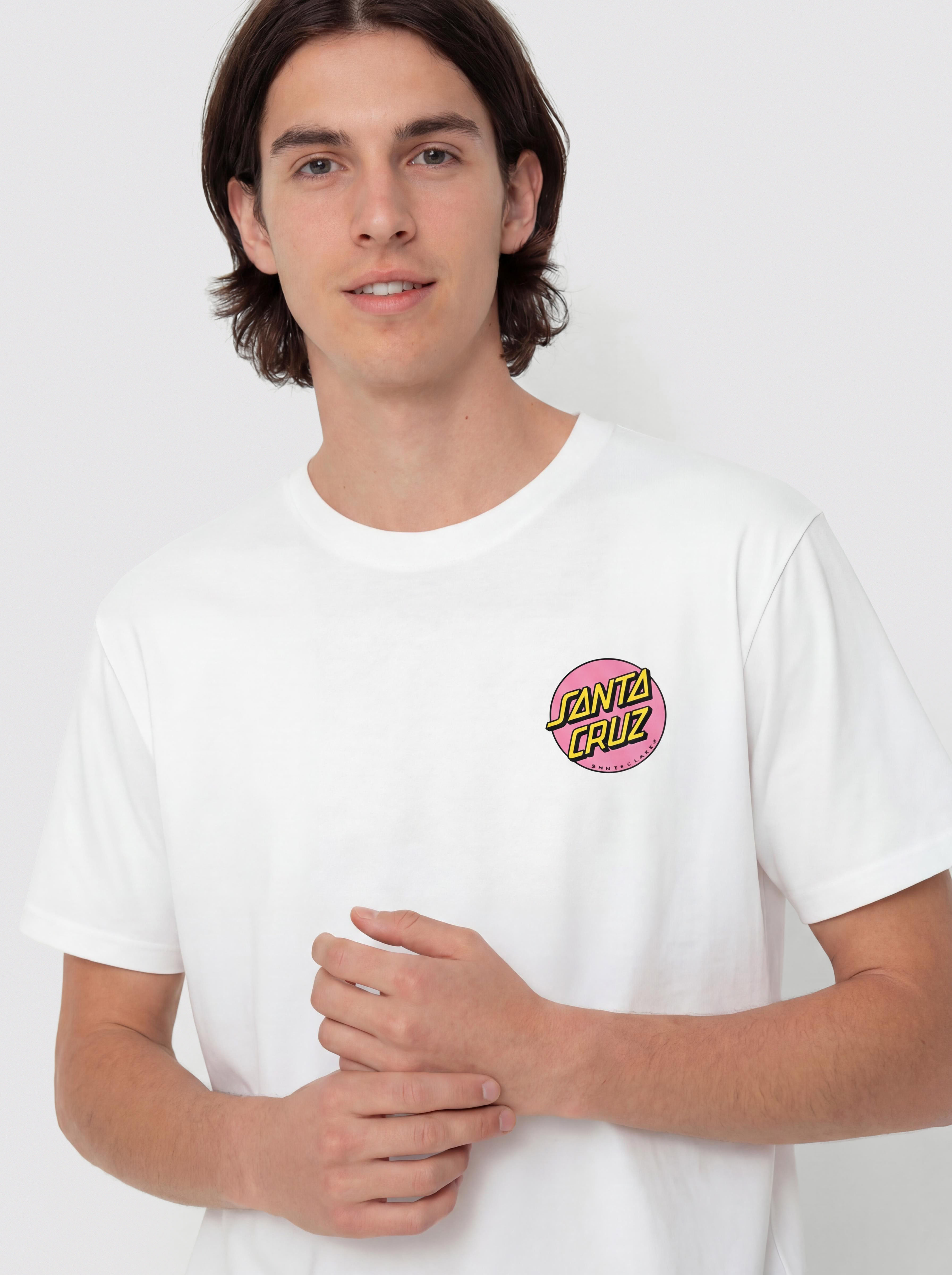 Футболка Santa Cruz Wagon Dot Chest (white)