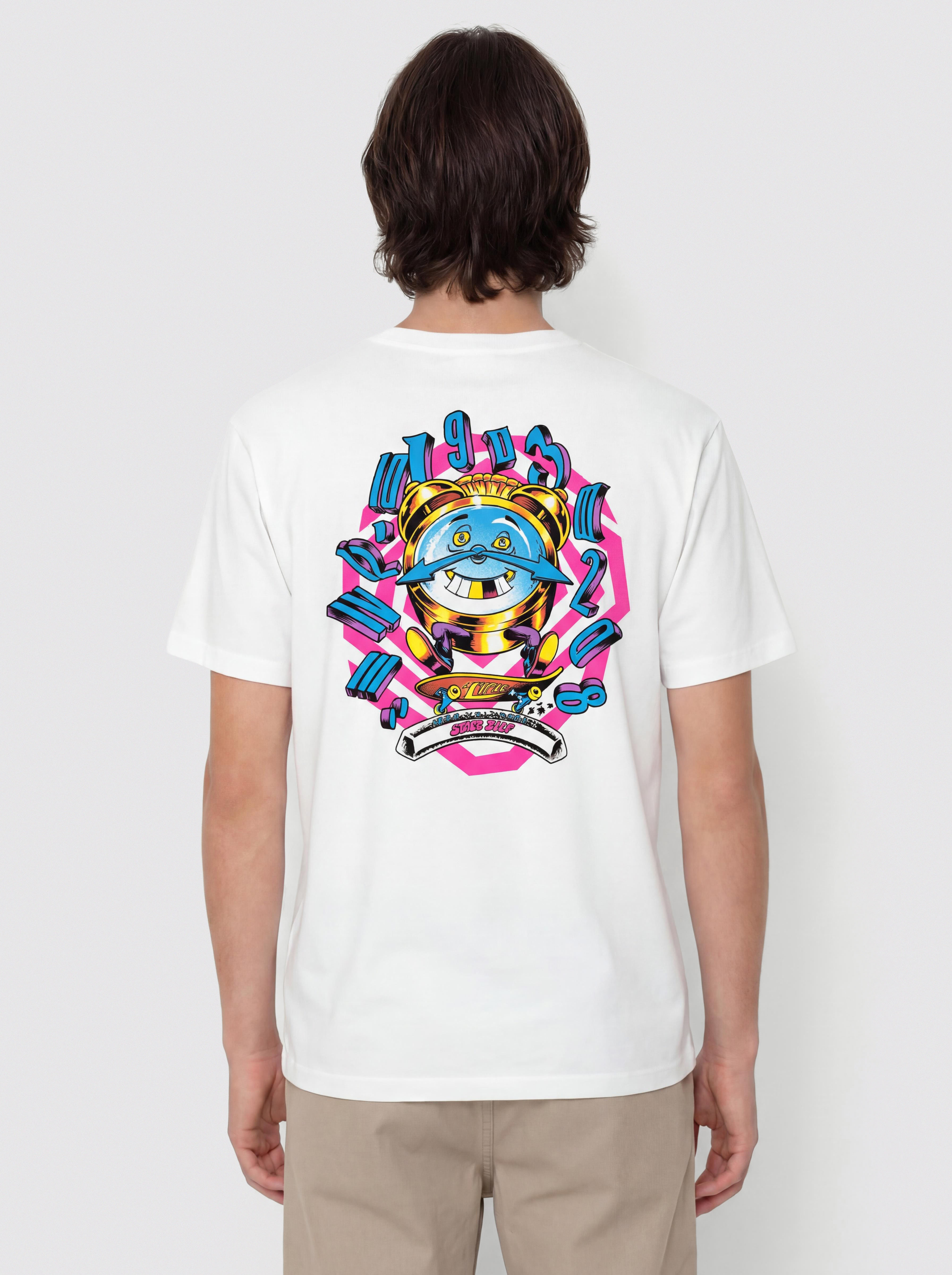 Футболка Santa Cruz Grabke All Around Stack (white)