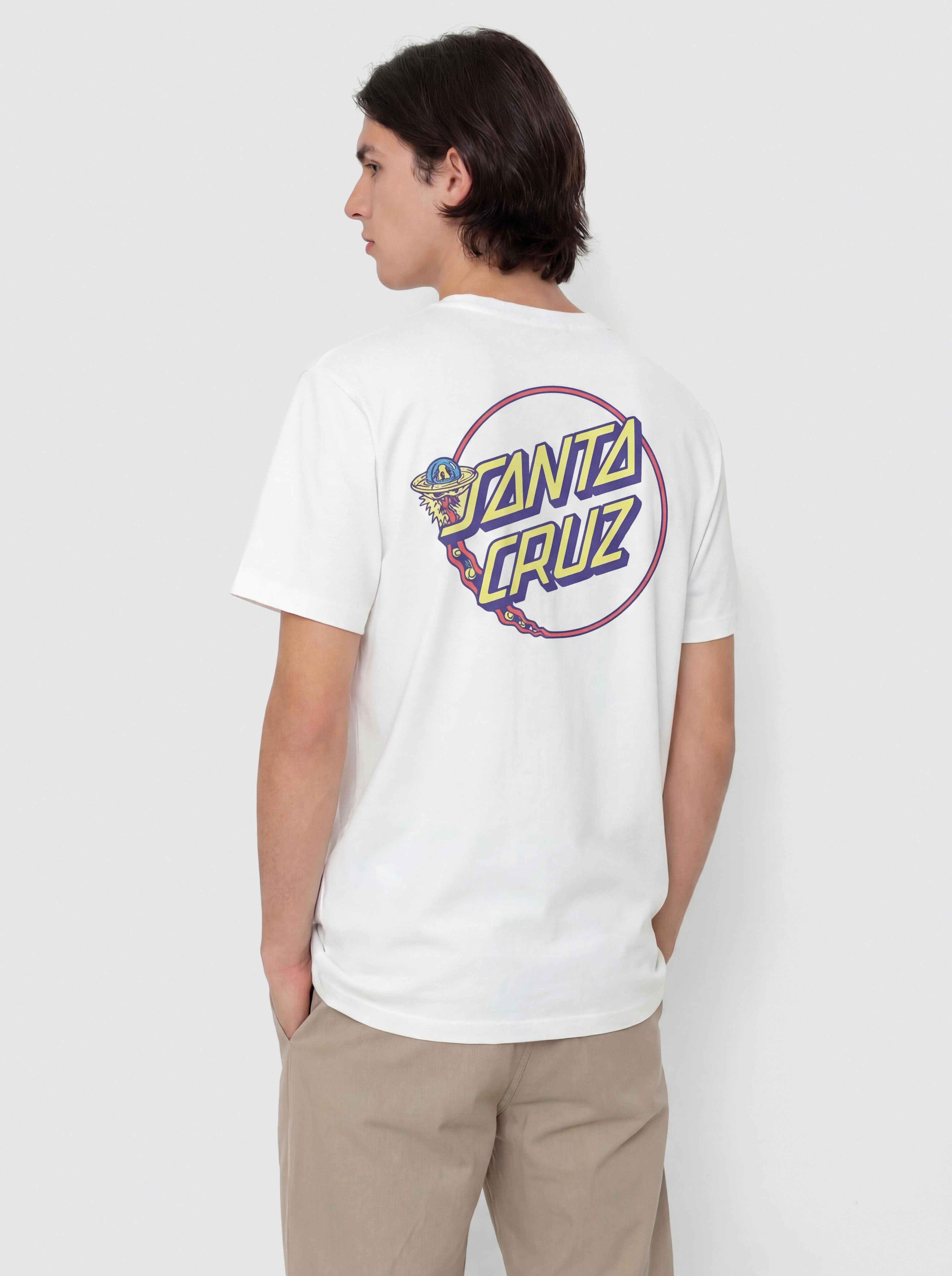 Футболка Santa Cruz Winkowski UFO Dot (white)