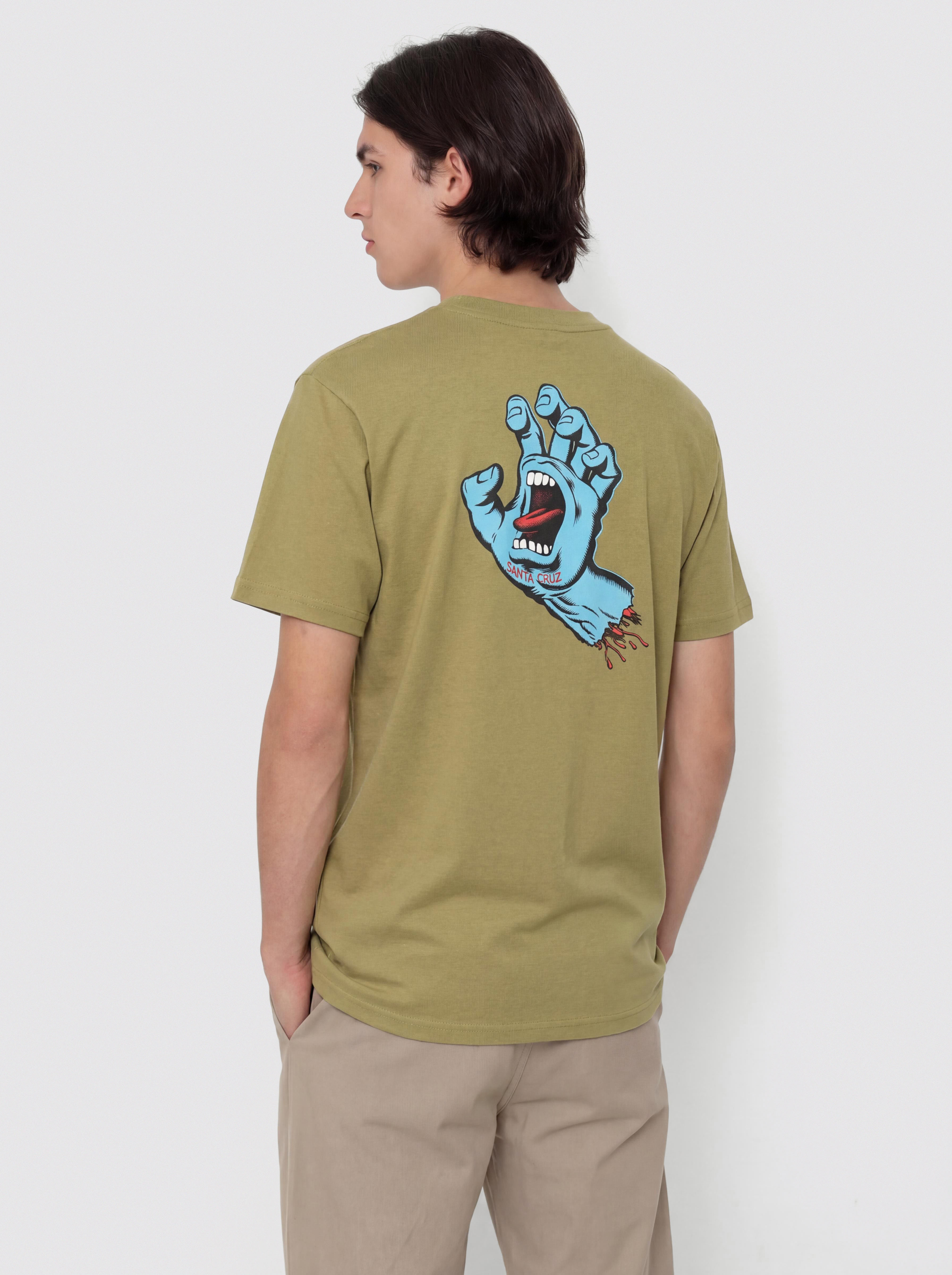 Футболка Santa Cruz Screaming Hand Chest (iguana)