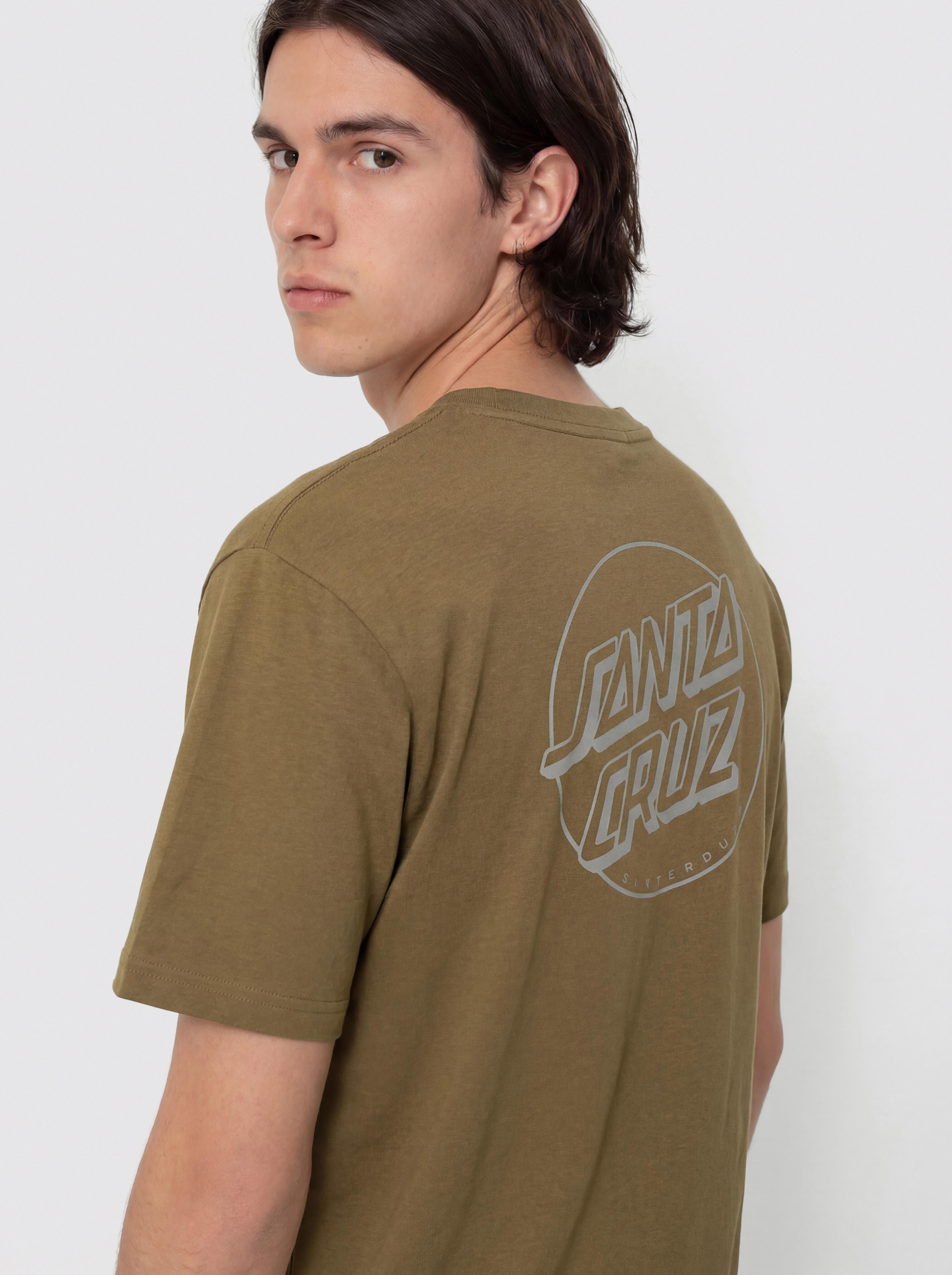 Футболка Santa Cruz Tonal Opus Dot Stripe (uniform green)
