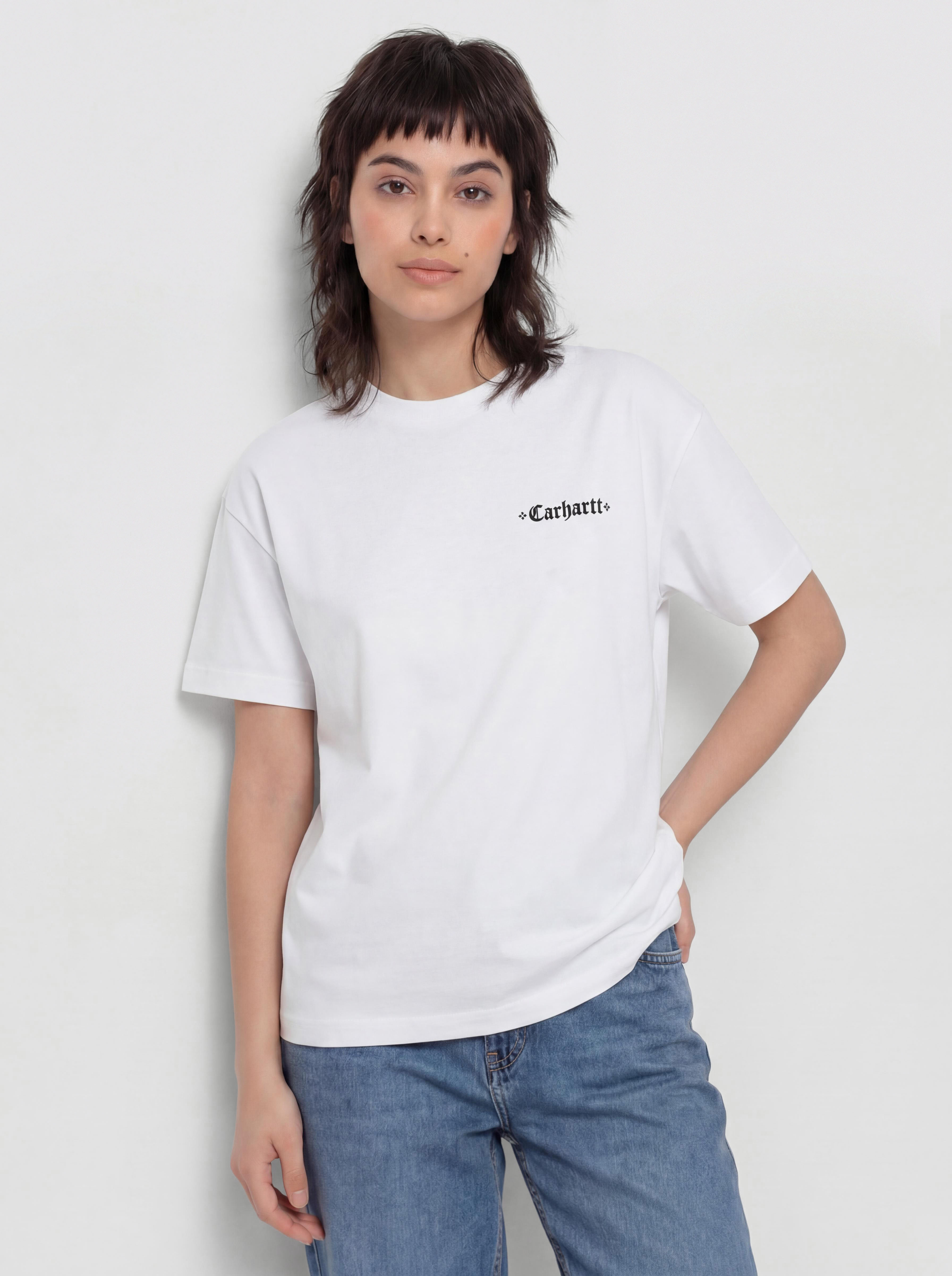 Футболка Carhartt WIP Greatest Hits 02 Wmn (white/black)