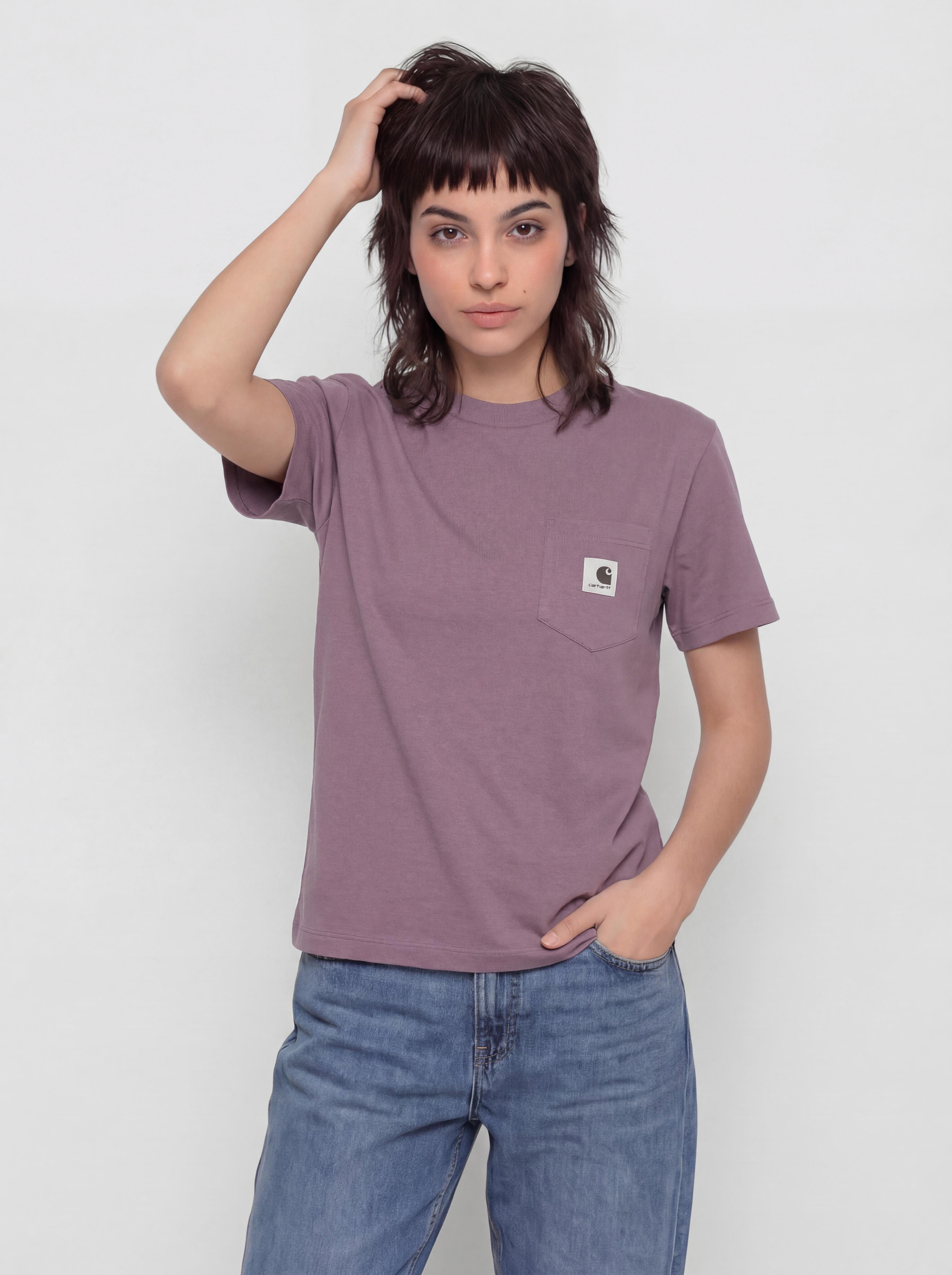 Футболка Carhartt WIP Pocket Wmn (phlox)