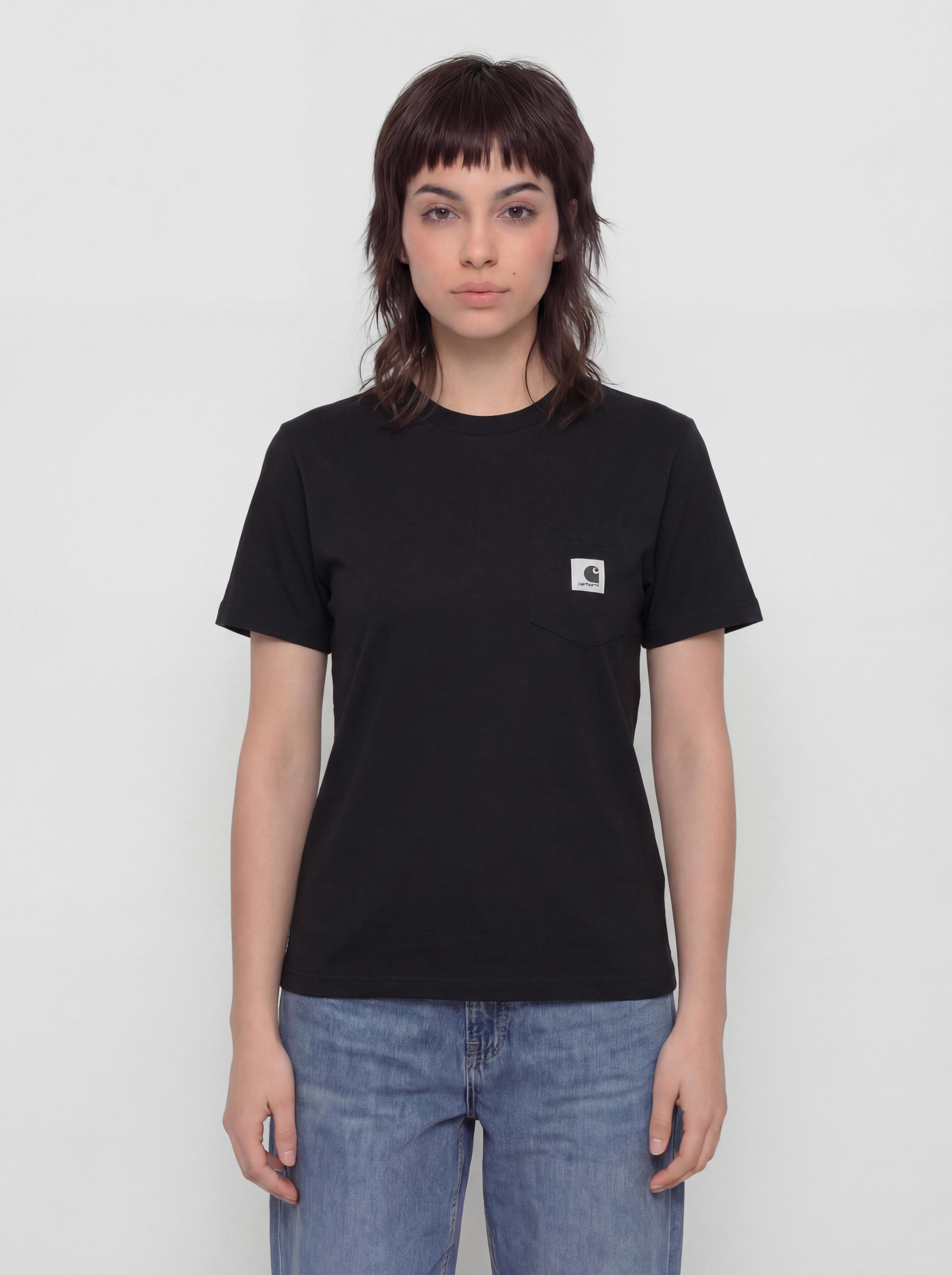 Футболка Carhartt WIP Pocket Wmn (black)