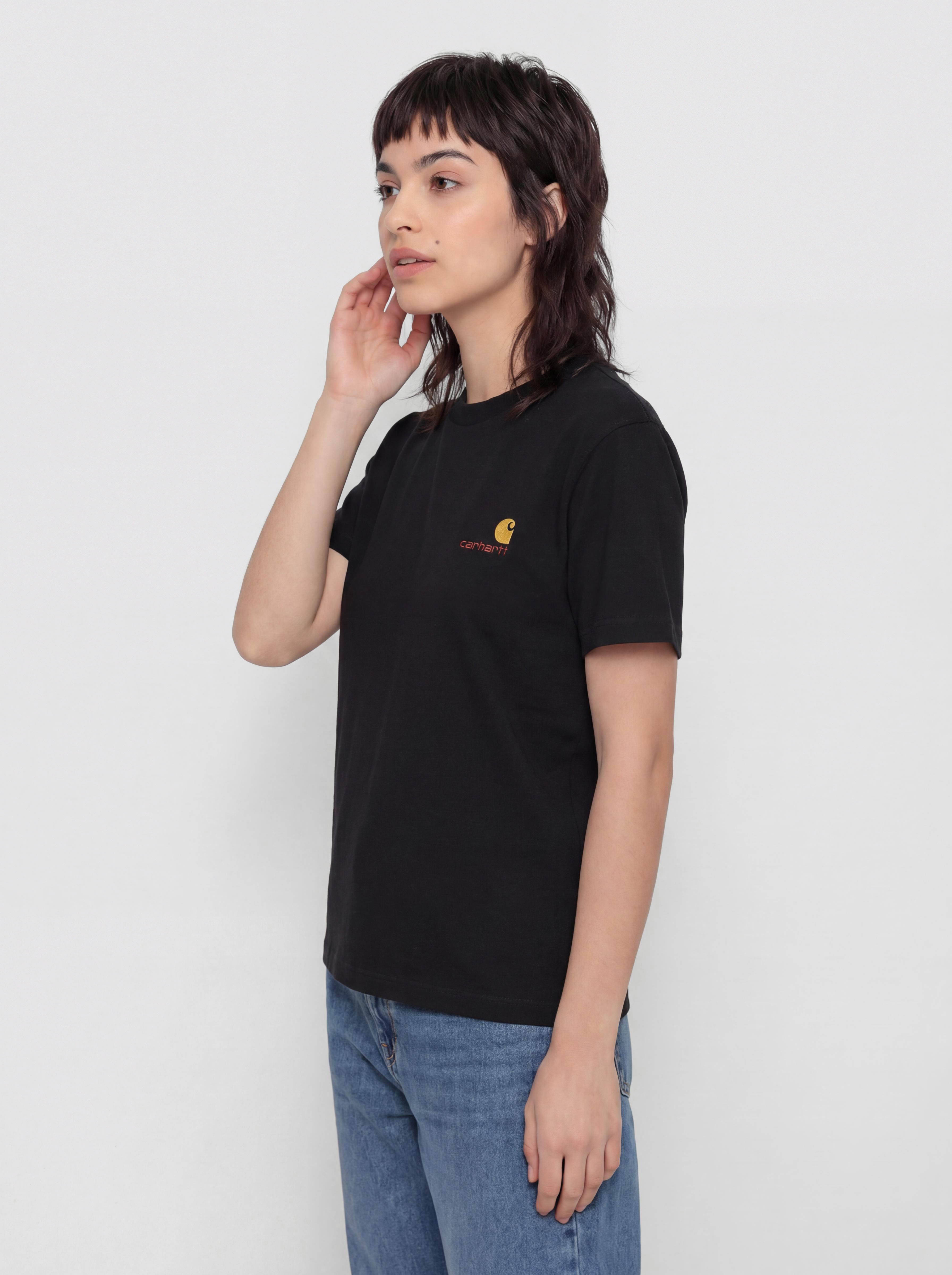 Футболка Carhartt WIP American Script Wmn (black)