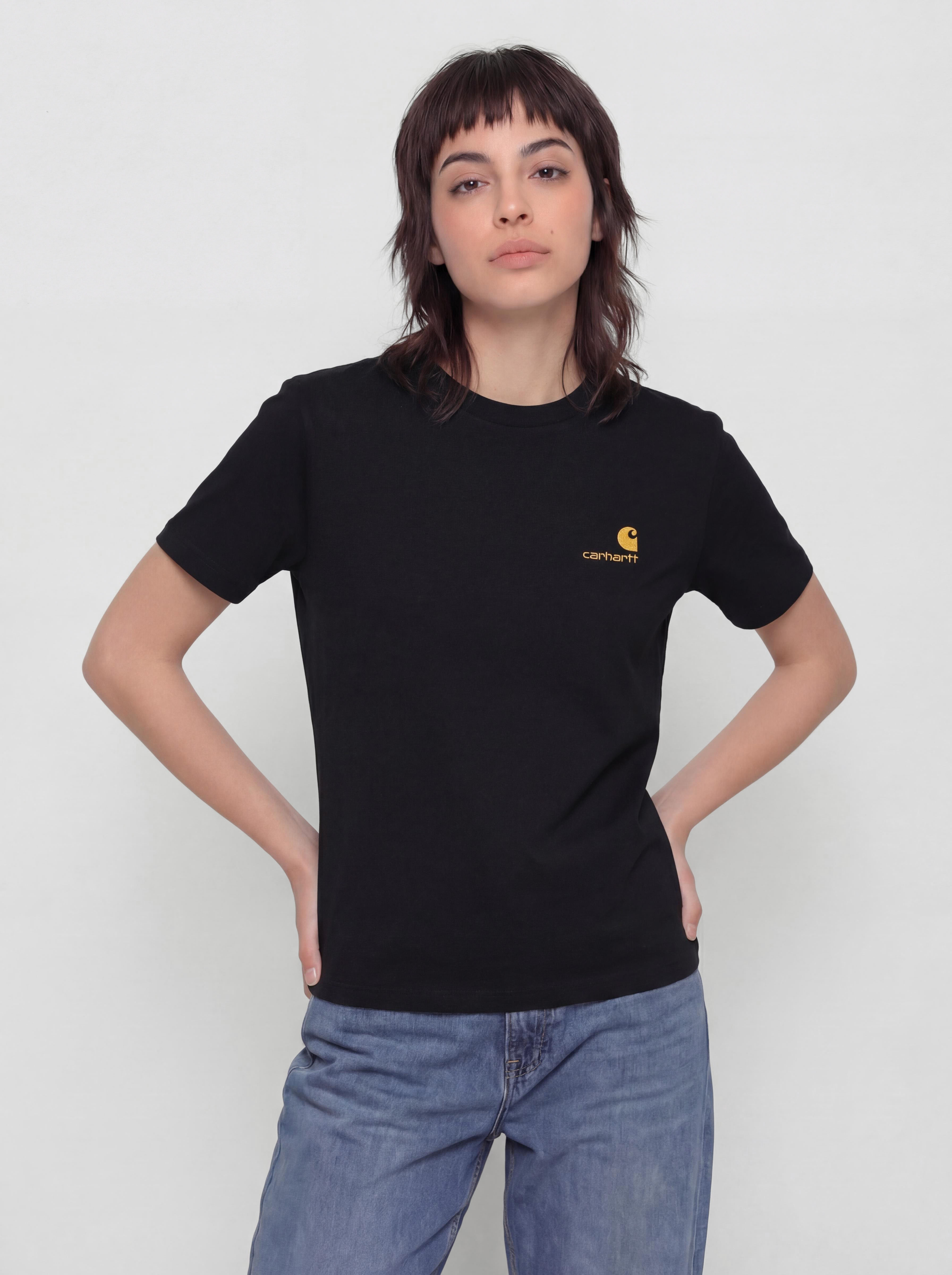 Футболка Carhartt WIP American Script Wmn (black)
