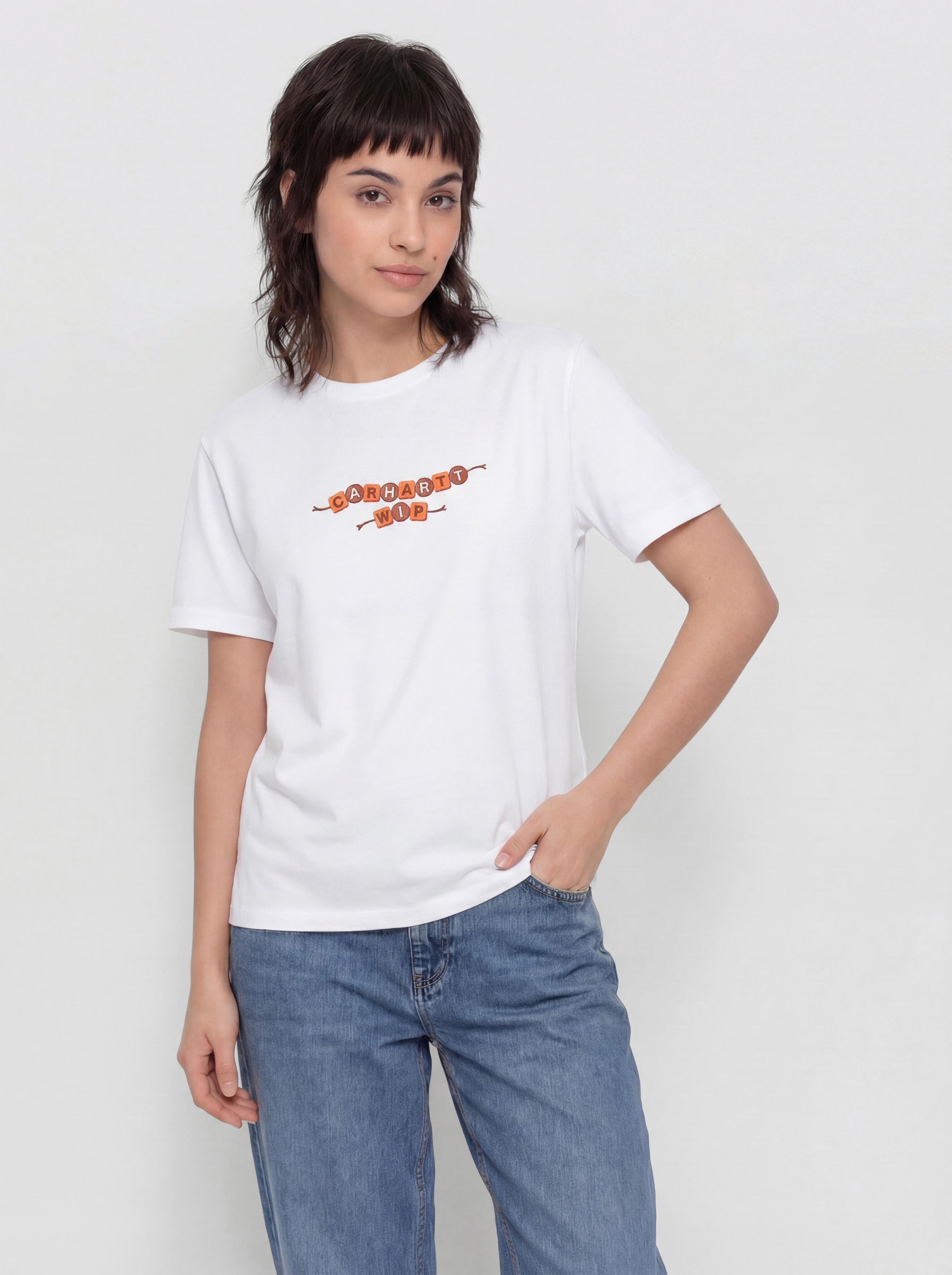 Футболка Carhartt WIP ABC Wmn (white)