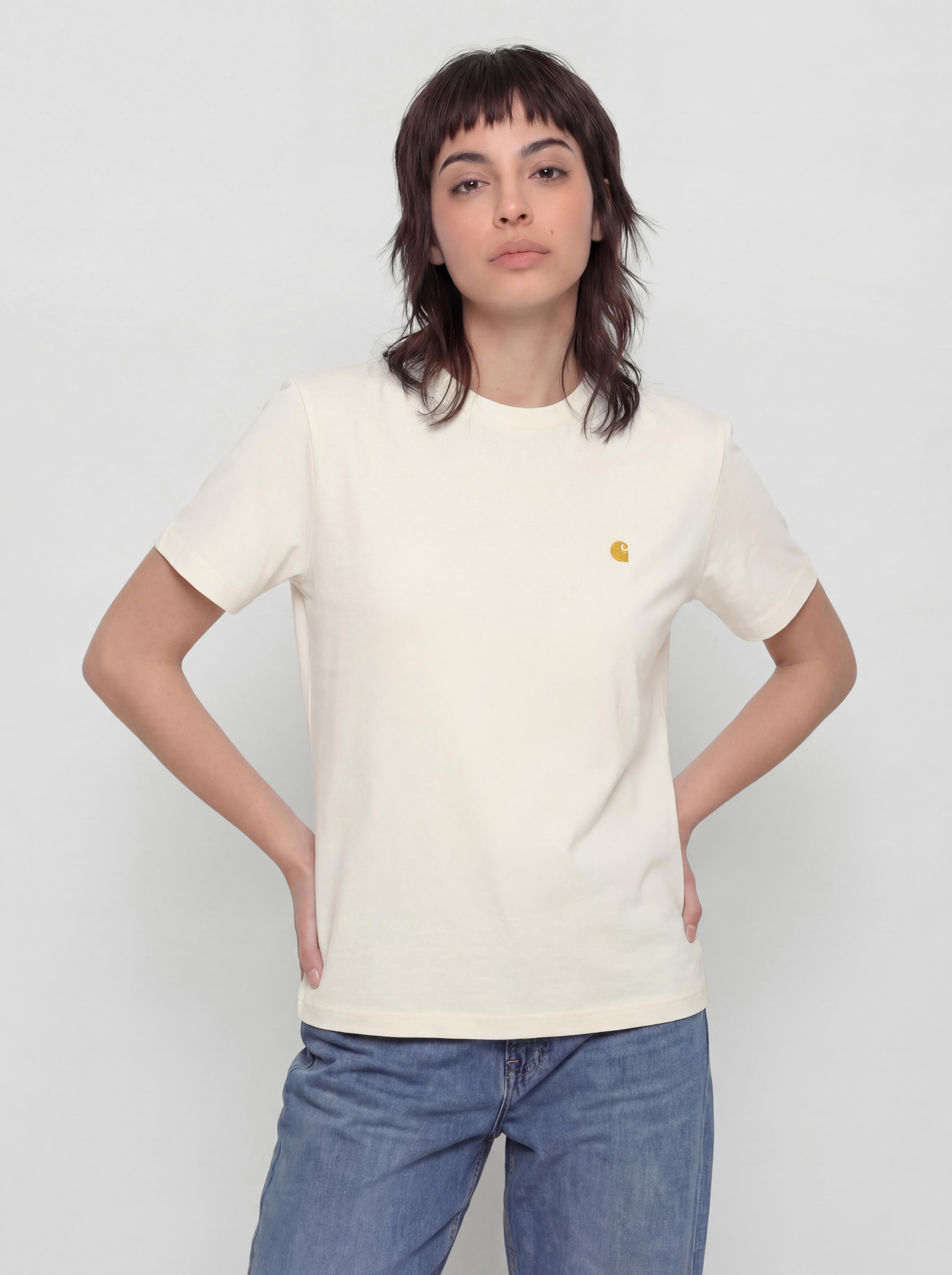Футболка Carhartt WIP Chase Wmn (cinnerus/gold)