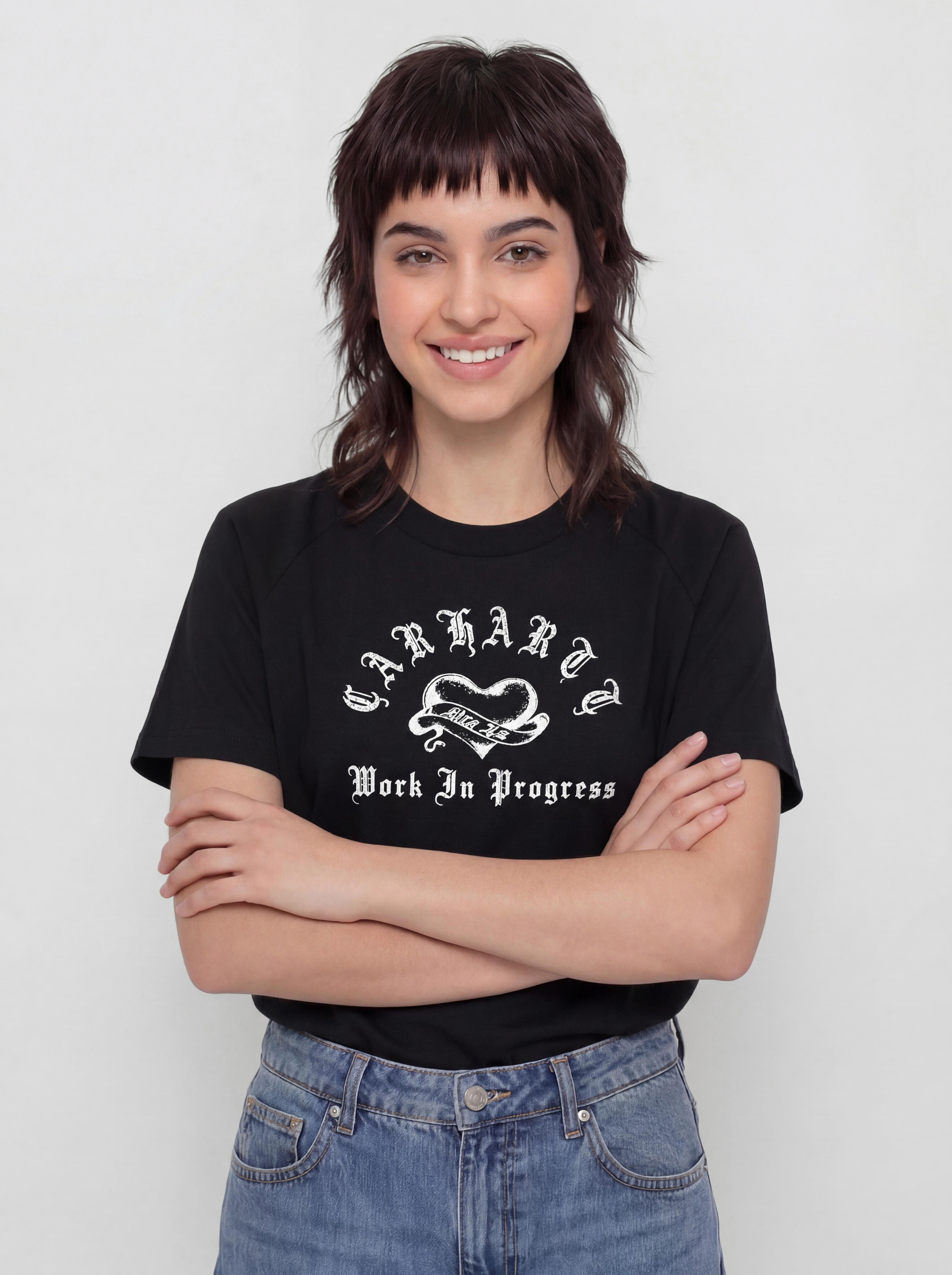 Футболка Carhartt WIP Honest Work Wmn (black/white)