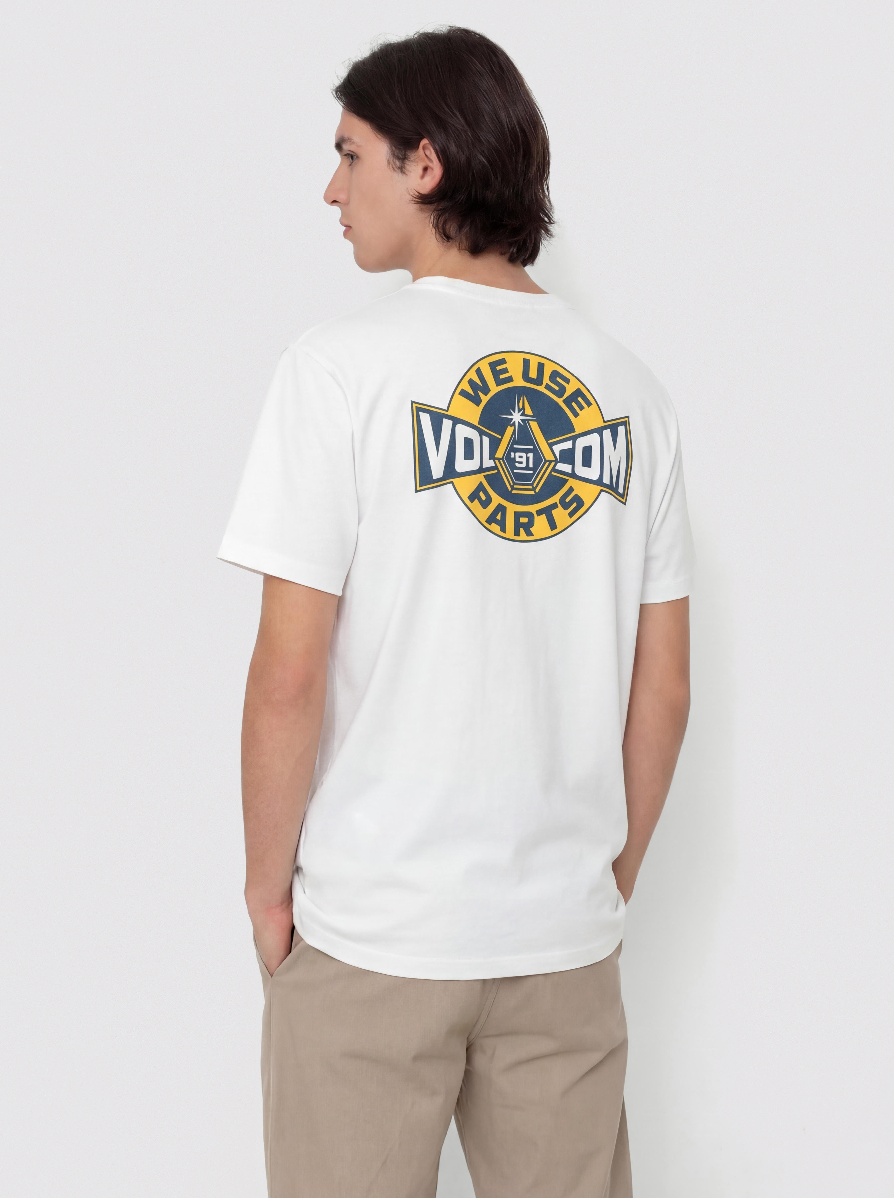 Футболка Volcom Parted Out Pocket (white)