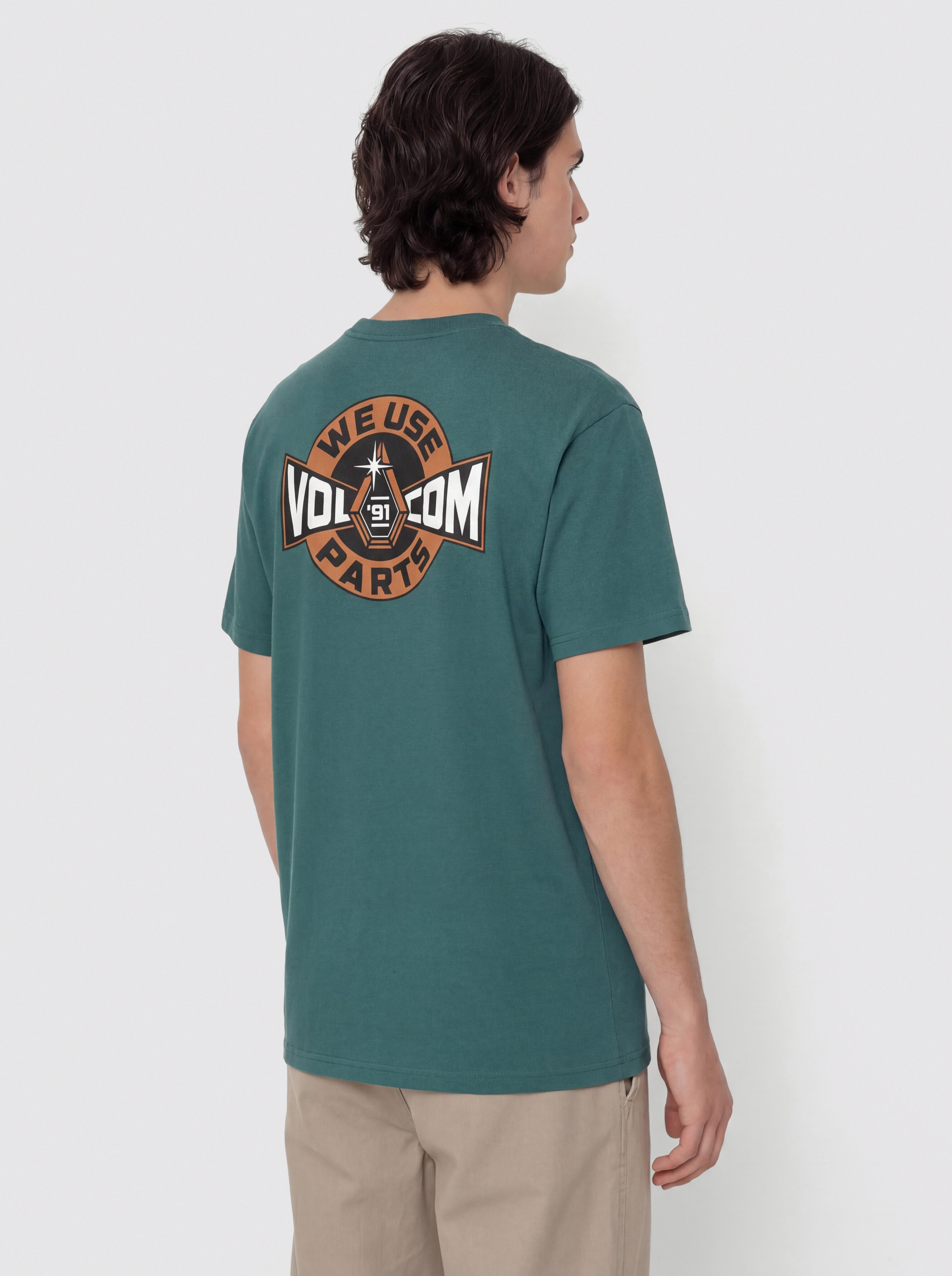 Футболка Volcom Parted Out Pocket (rifle green)