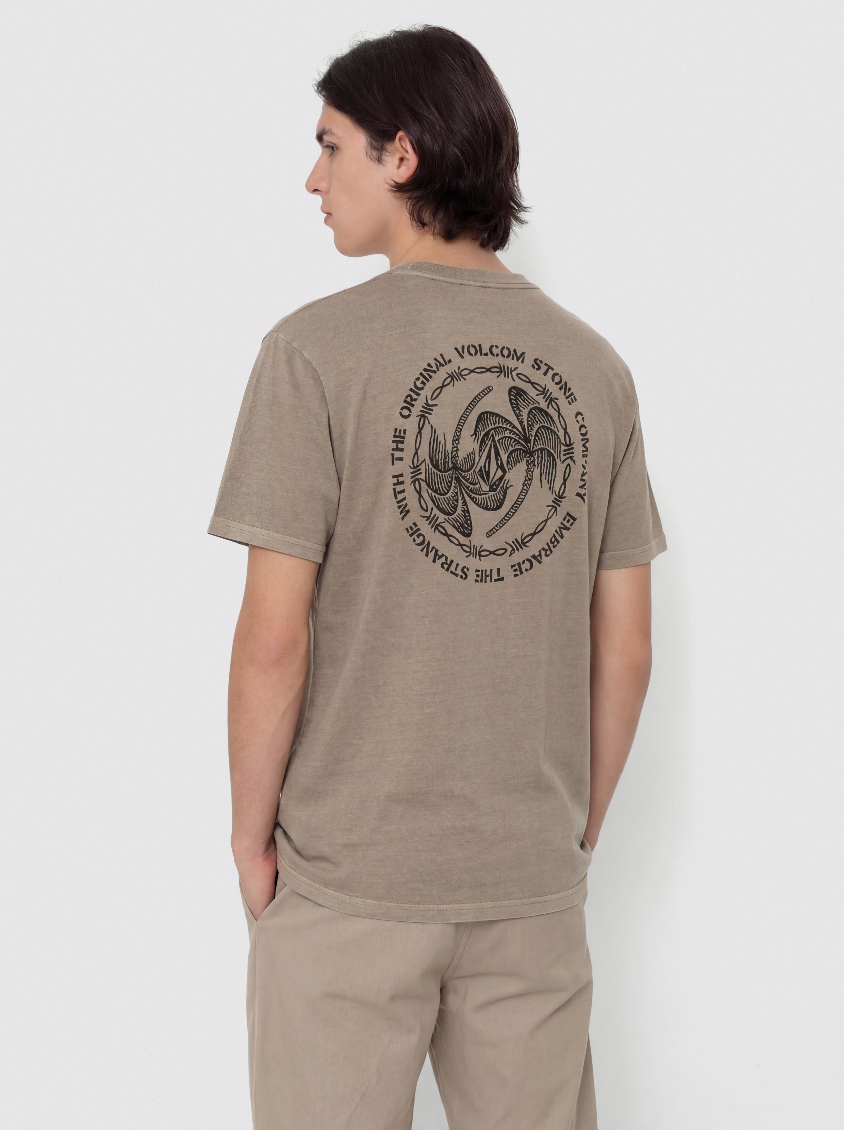 Футболка Volcom Circlepalm Pw (brindle)