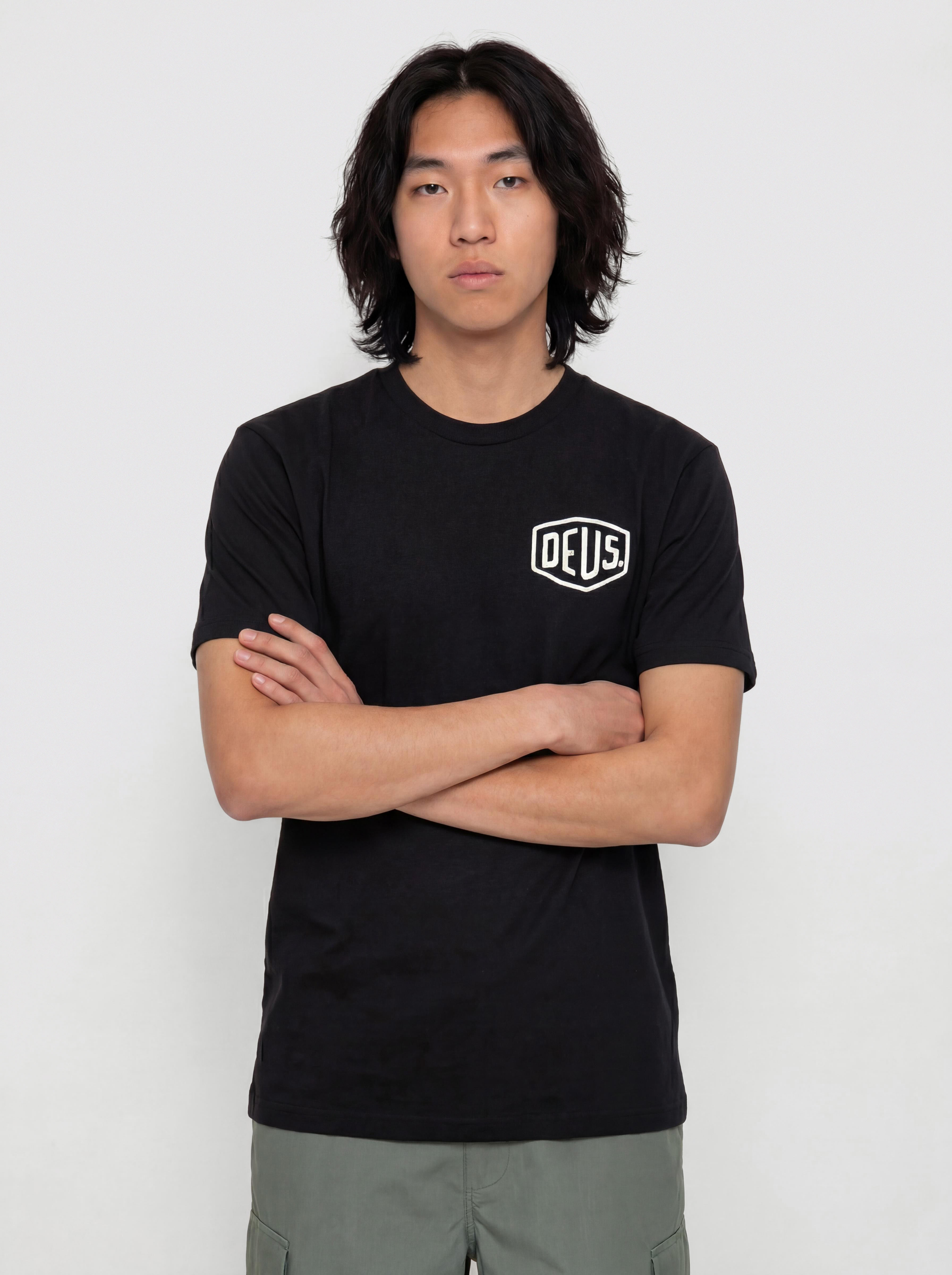 Футболка Deus Ex Machina Milano Address (black)