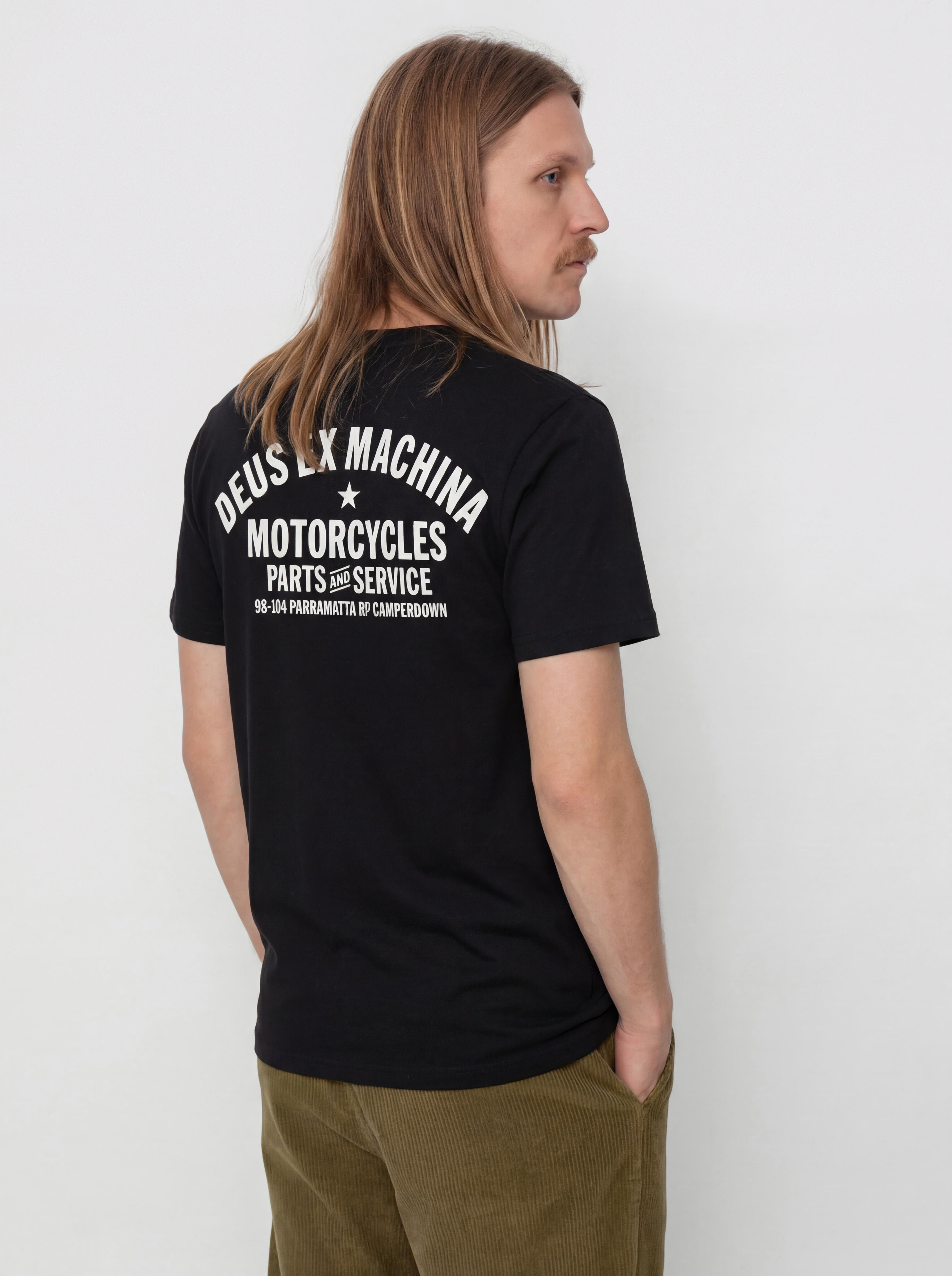 Футболка Deus Ex Machina Camperdown Address (black)