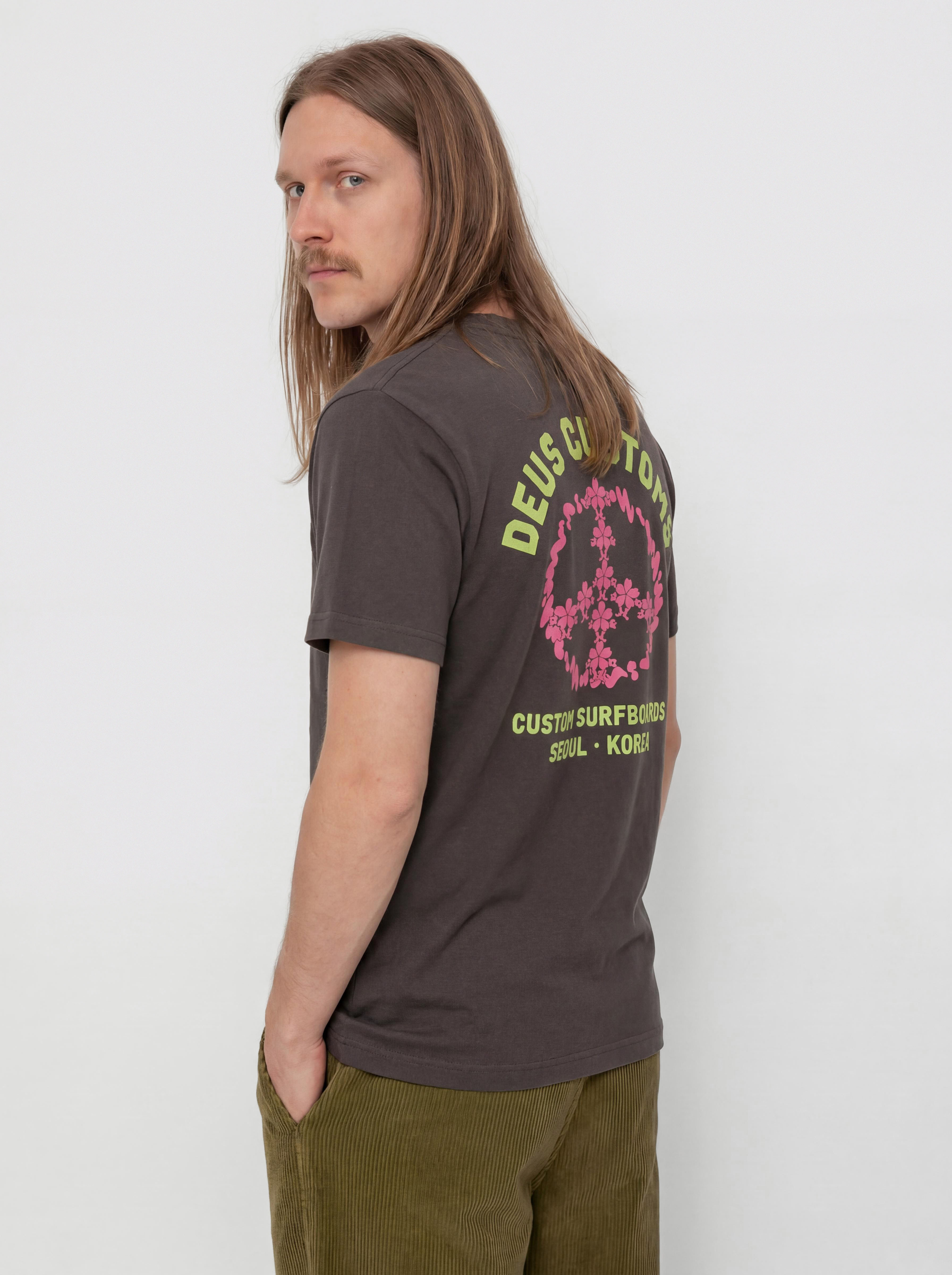 Футболка Deus Ex Machina Fancy Pansy (anthracite)