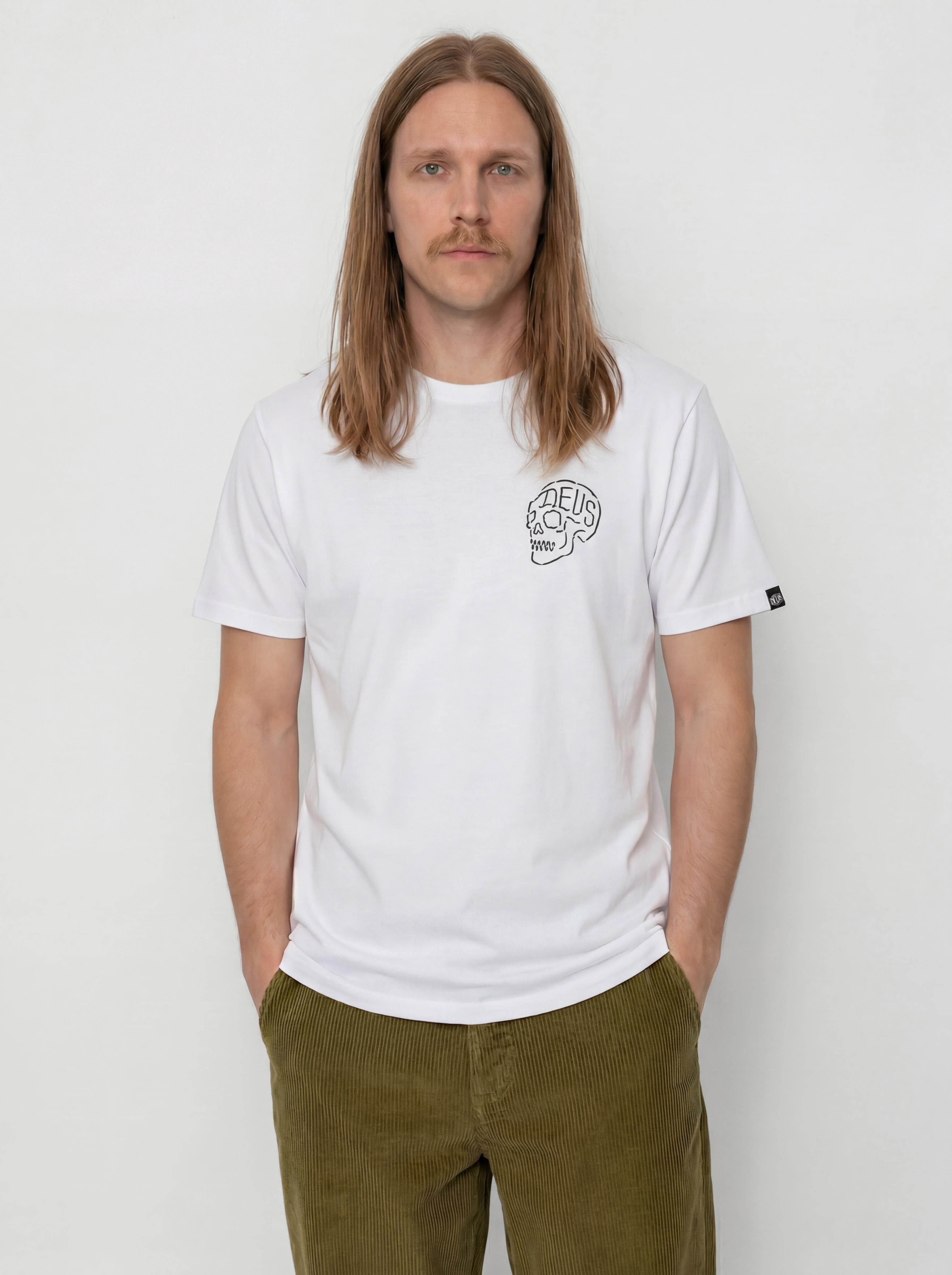 Футболка Deus Ex Machina Venice Skull (white)