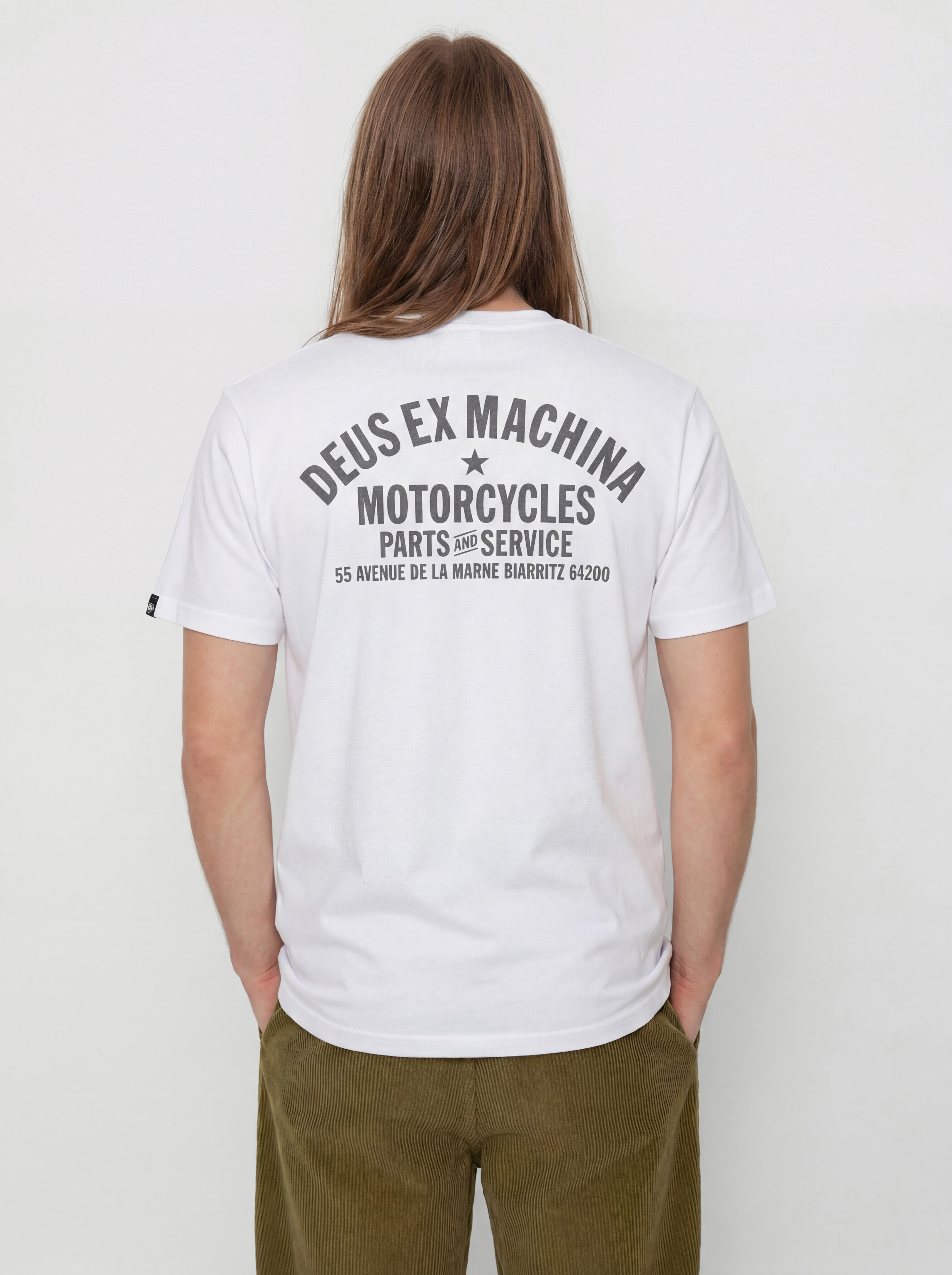 Футболка Deus Ex Machina Biarritz Address (white)