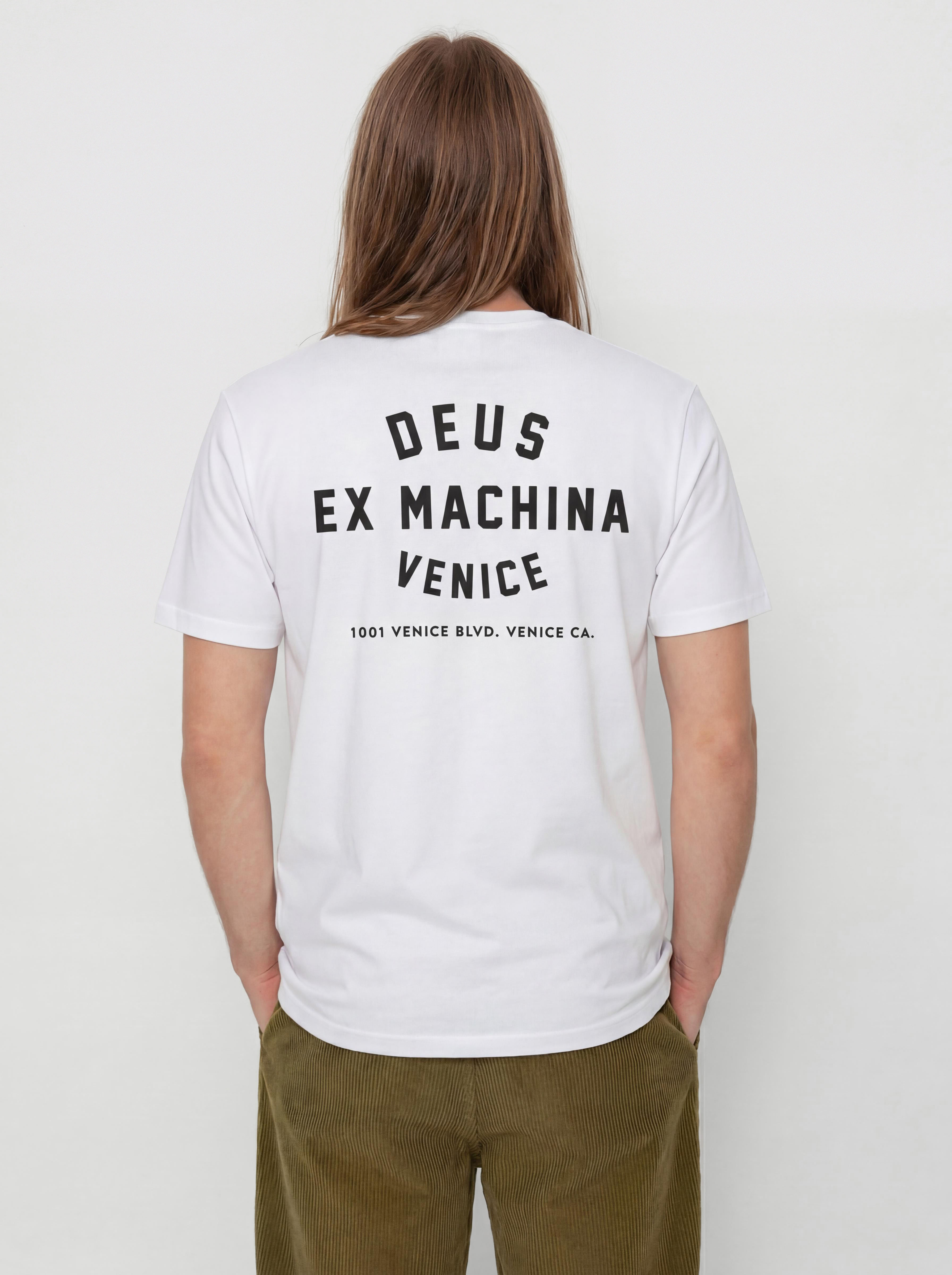 Футболка Deus Ex Machina Venice Skull (white)