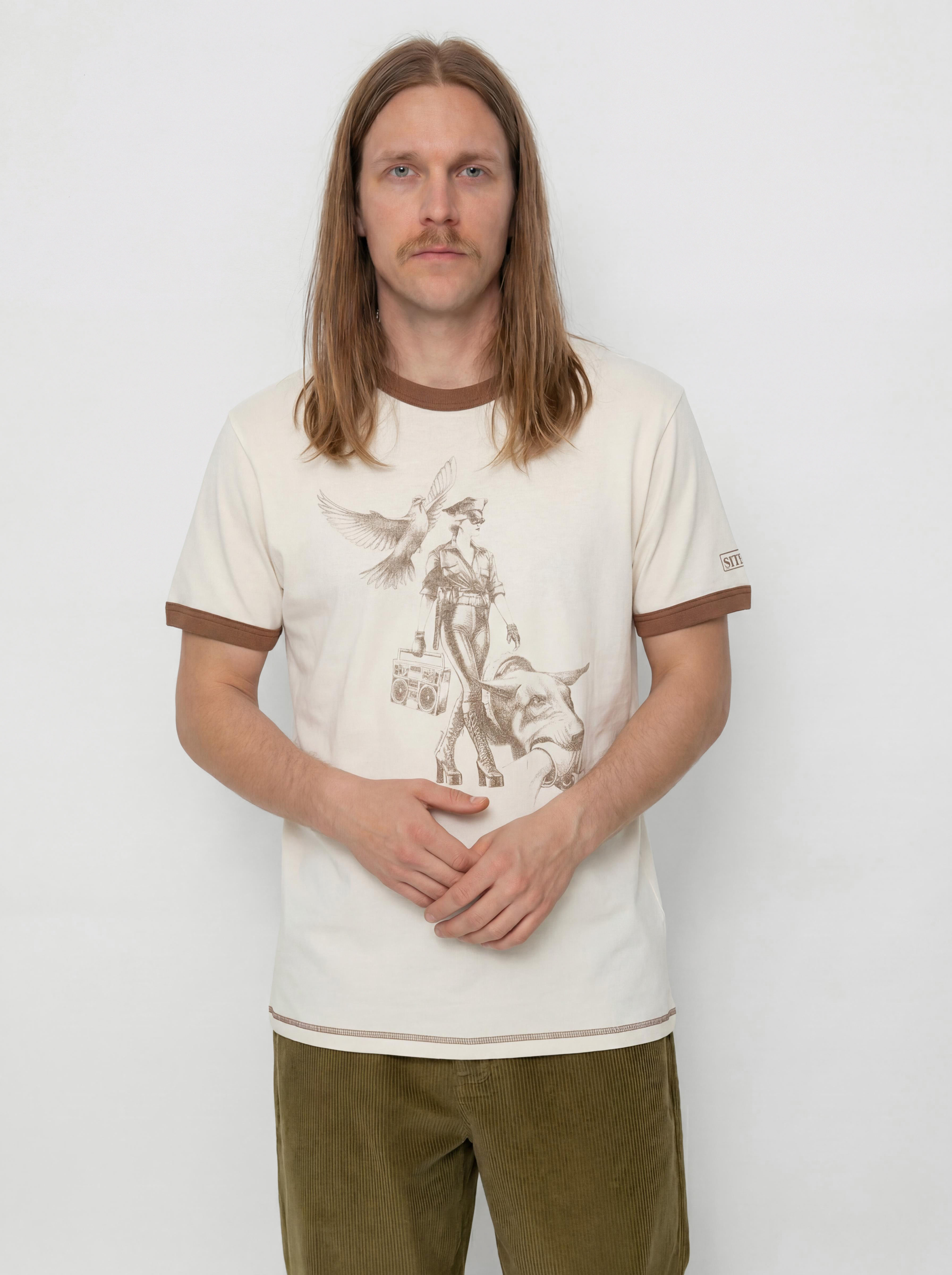 Футболка Deus Ex Machina Beat Down (dirty white)