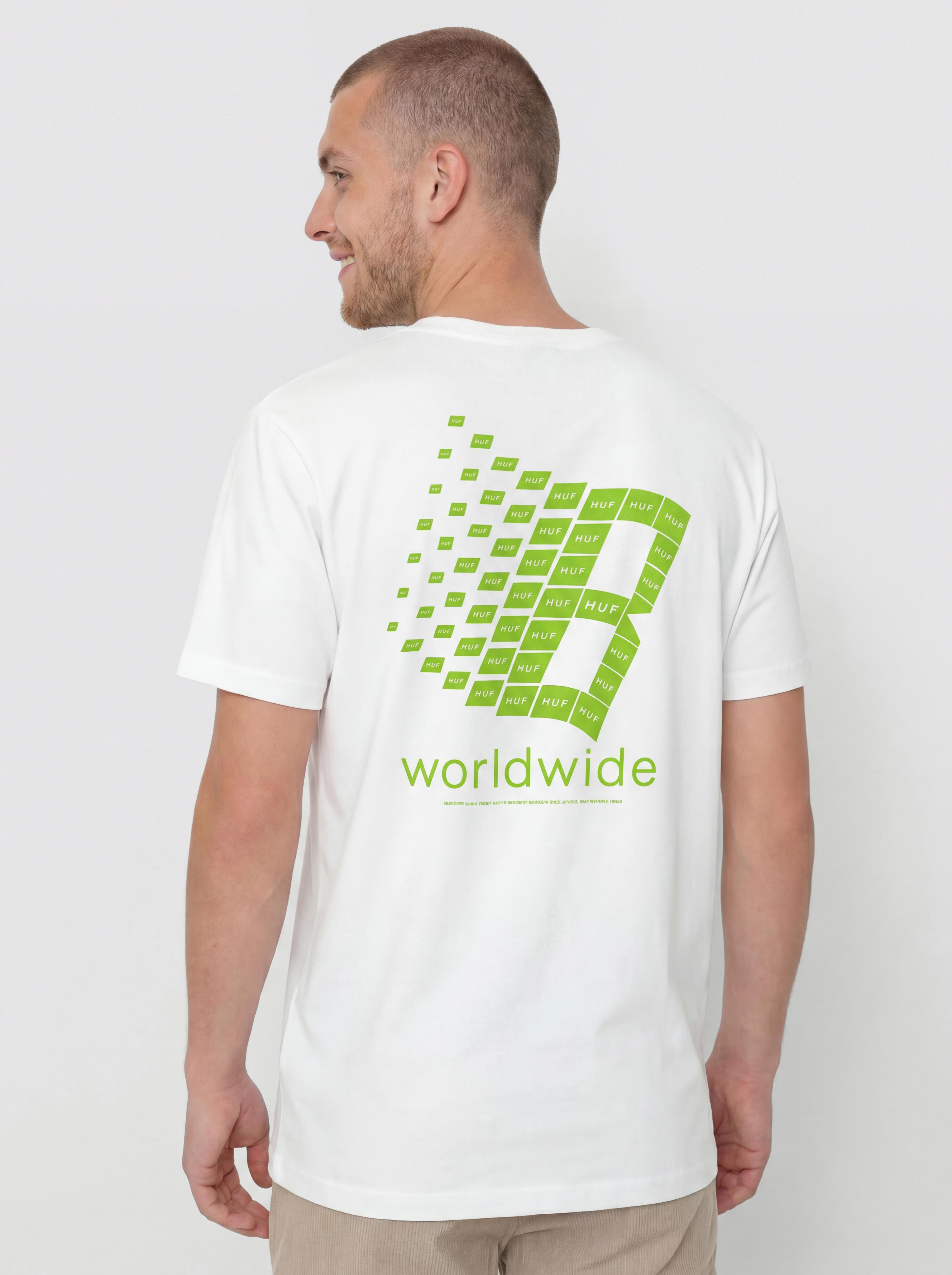 Футболка HUF X Bronze Worldwide (white)