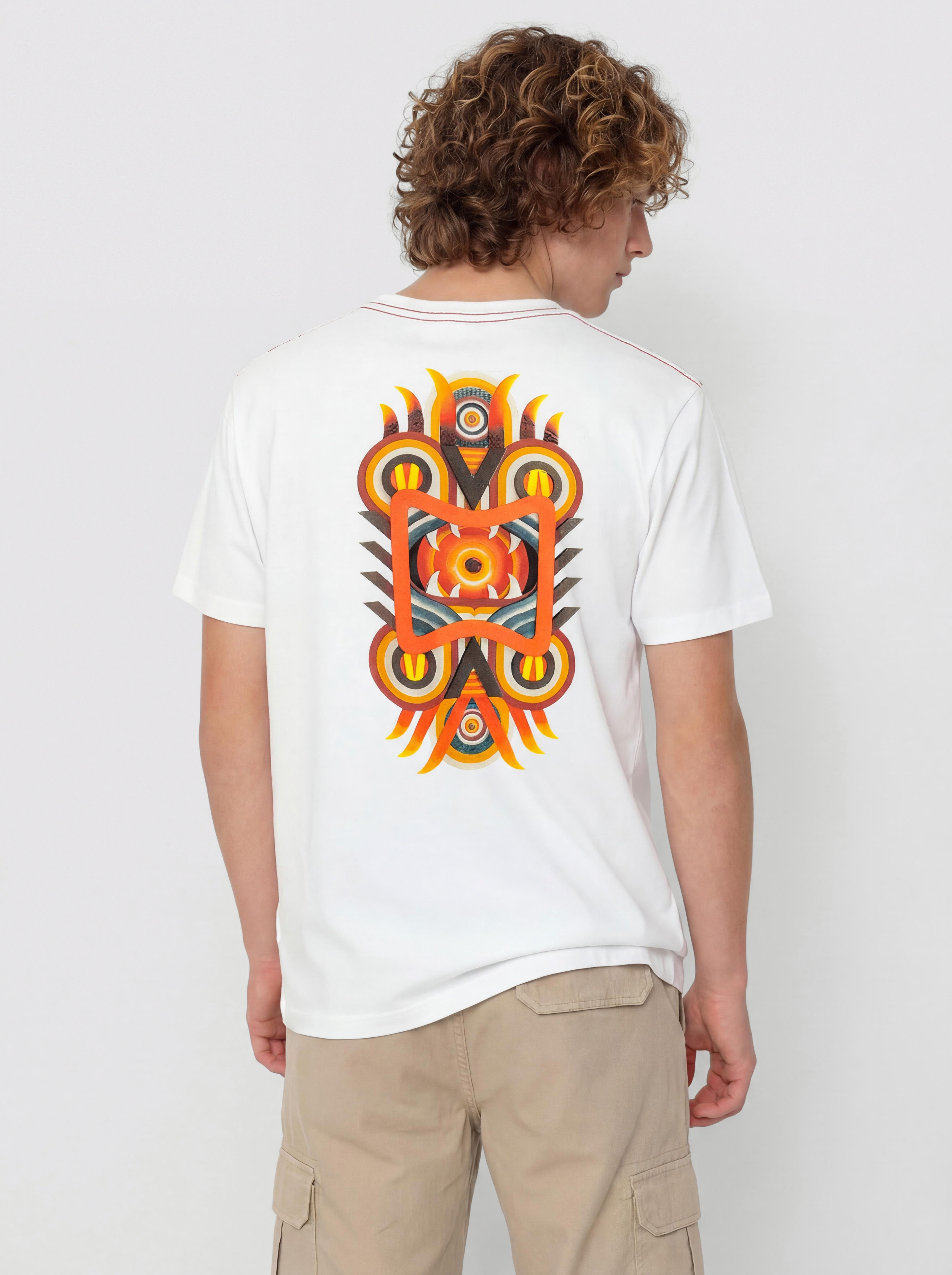 Футболка RVCA Redondo Mask (antique white)