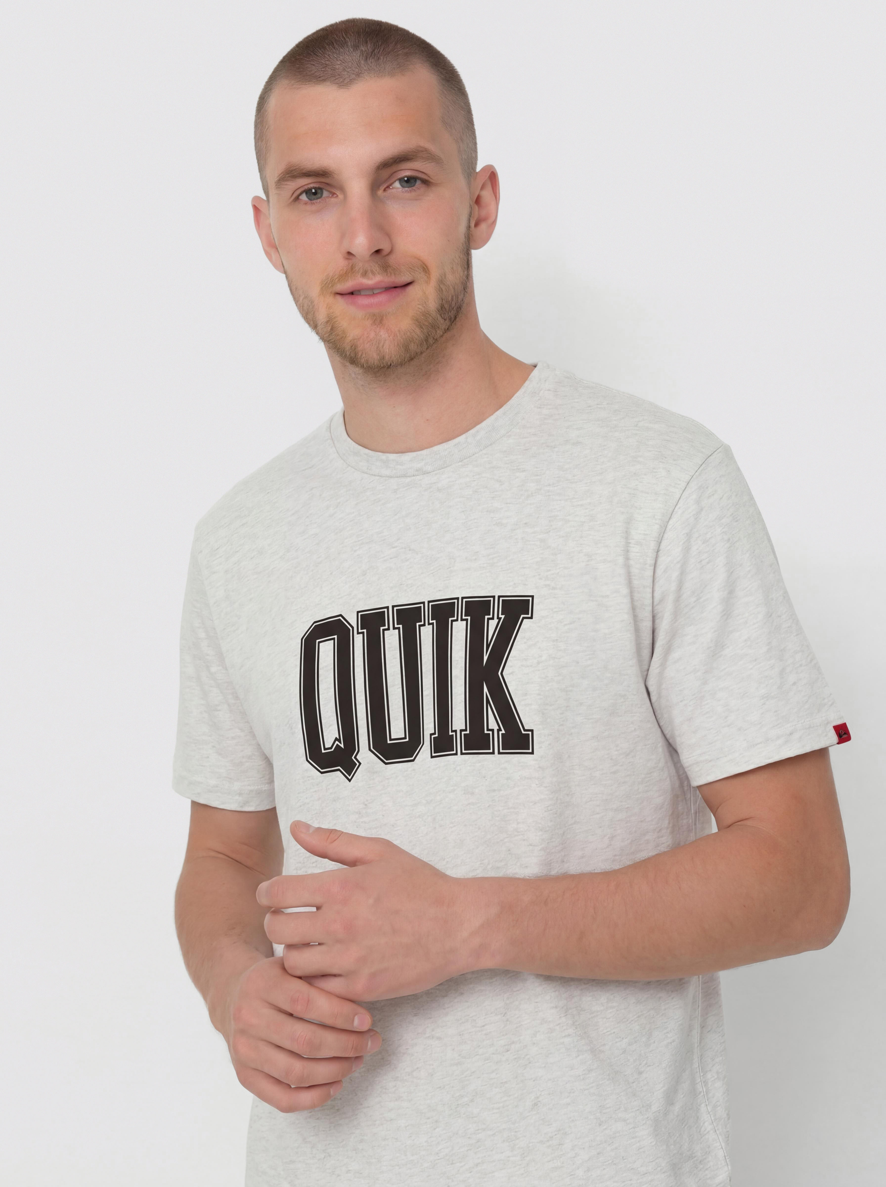Футболка Quiksilver Griff Quik Gfn (snow heather)